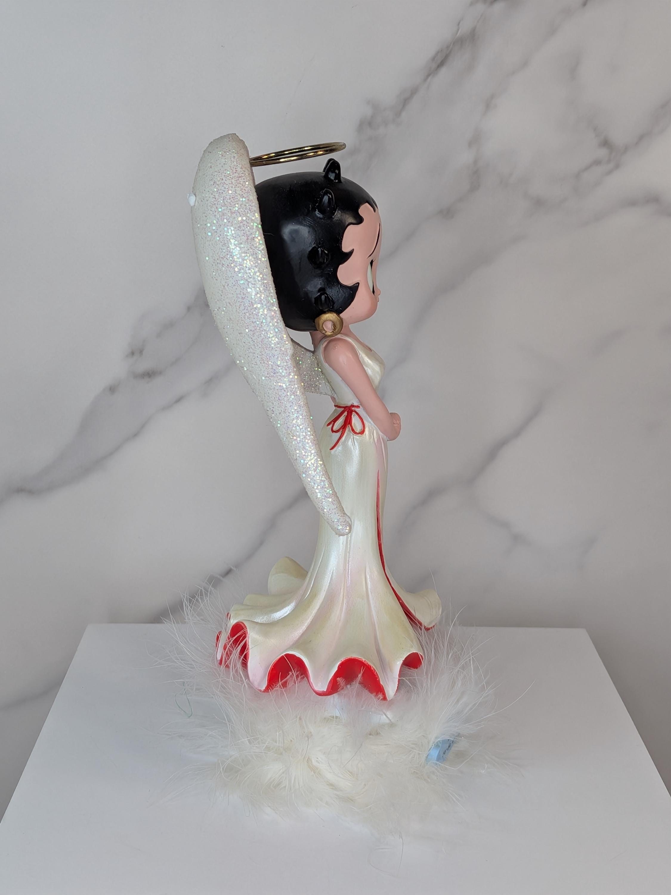 Vintage 2001 Betty Boop Angel Bobblehead Figurine - Mint in Original Box! view 12