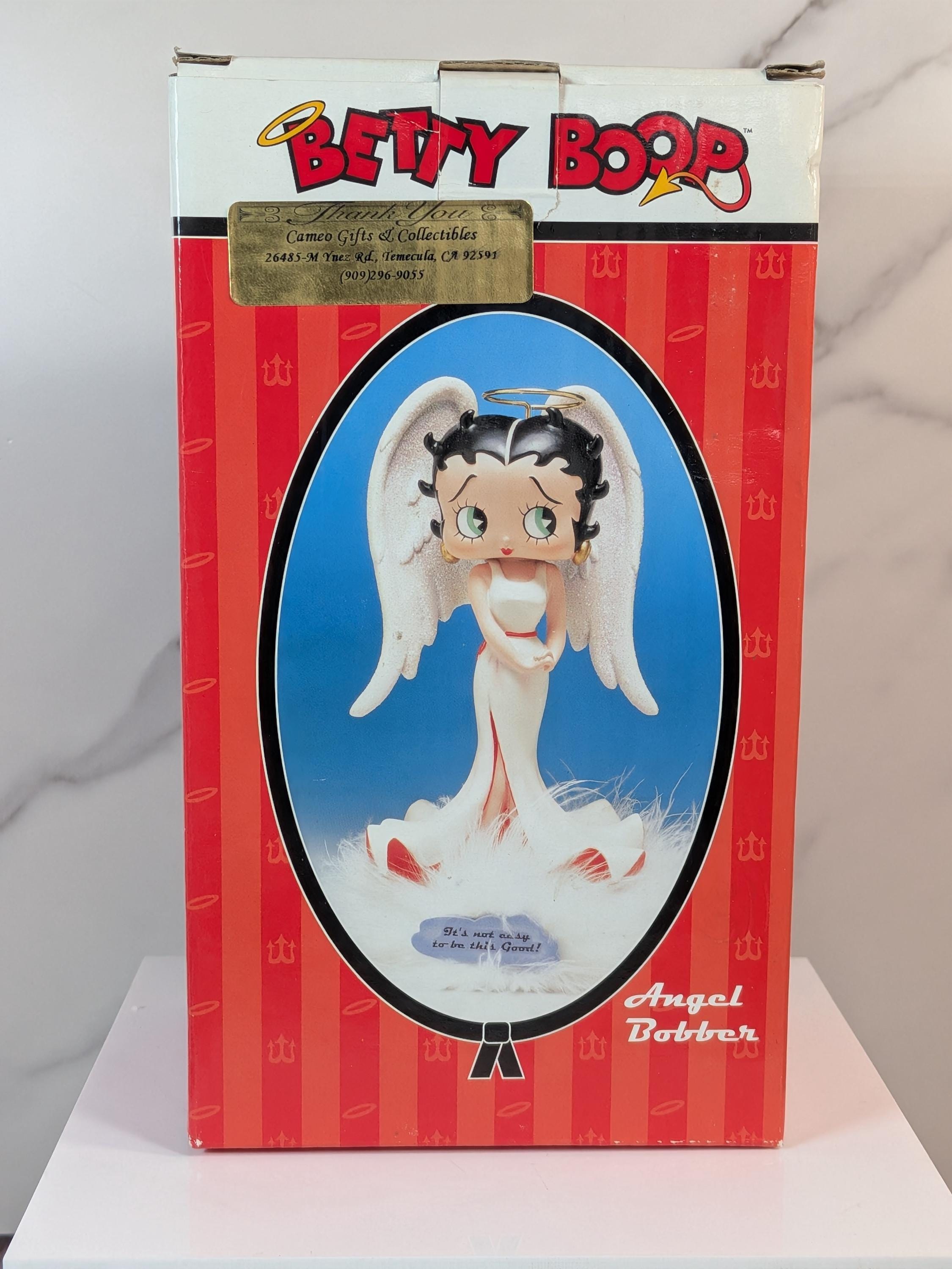 Vintage 2001 Betty Boop Angel Bobblehead Figurine - Mint in Original Box! view 4