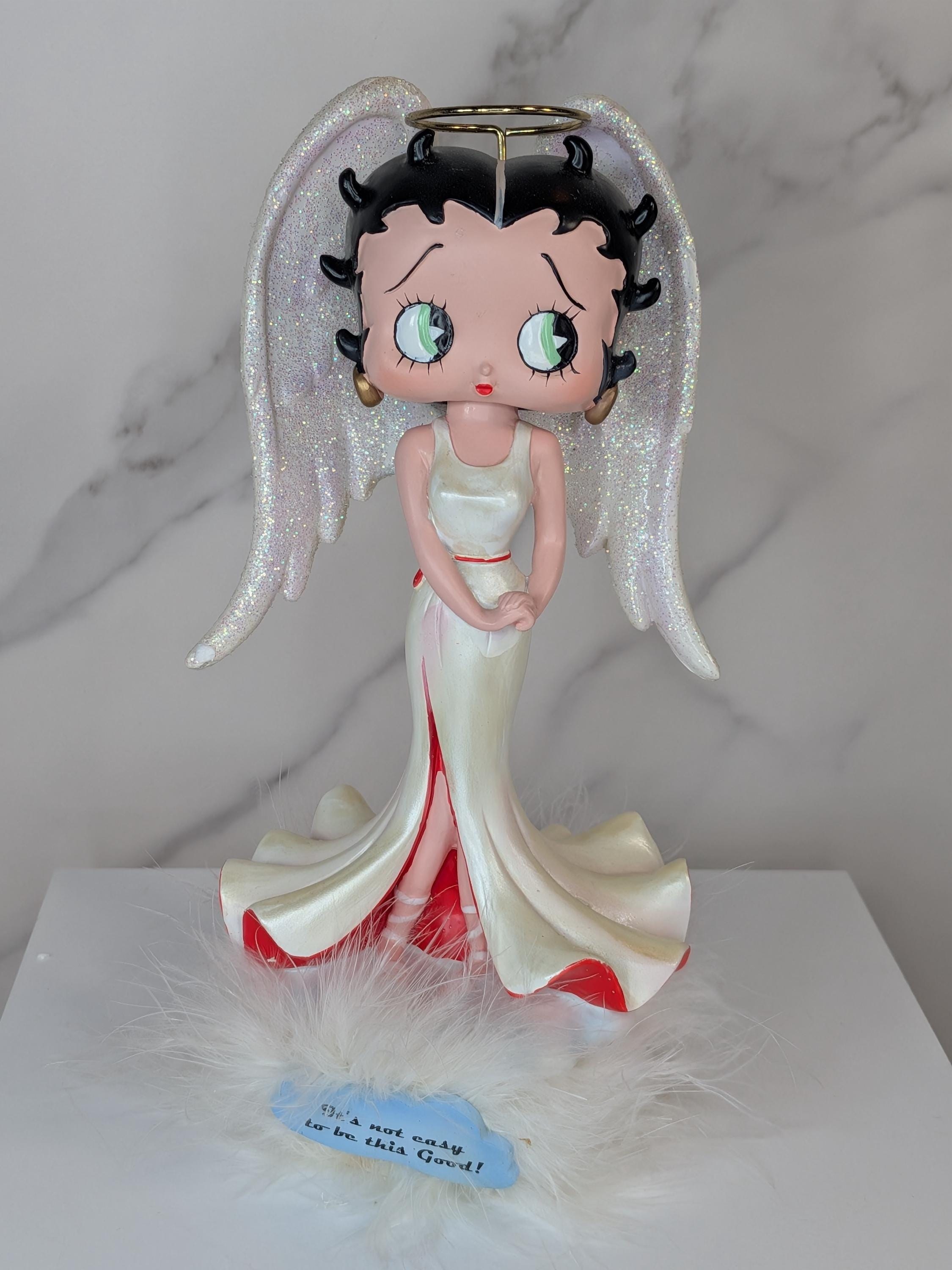 Vintage 2001 Betty Boop Angel Bobblehead Figurine - Mint in Original Box! view 5