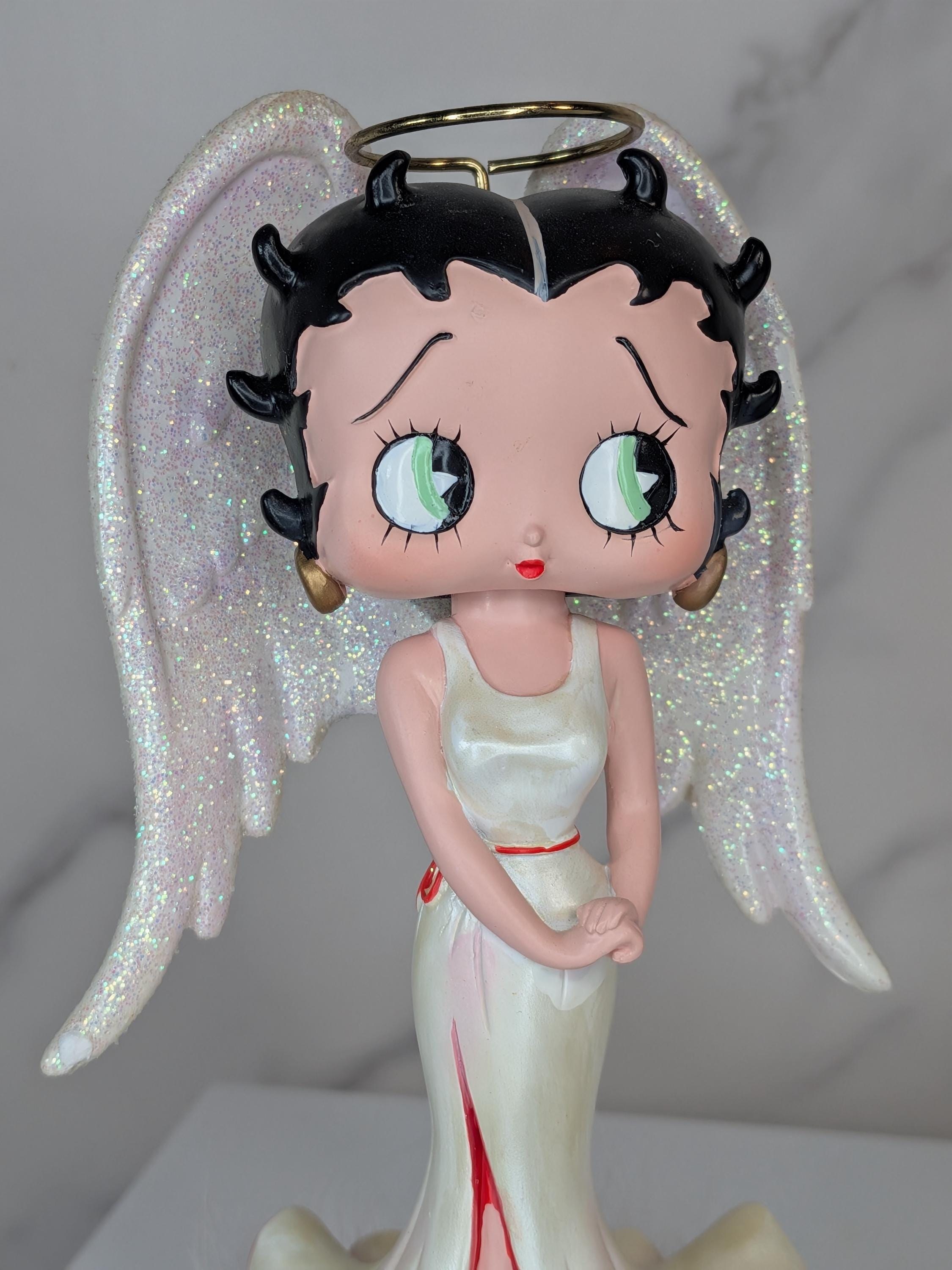 Vintage 2001 Betty Boop Angel Bobblehead Figurine - Mint in Original Box! view 7