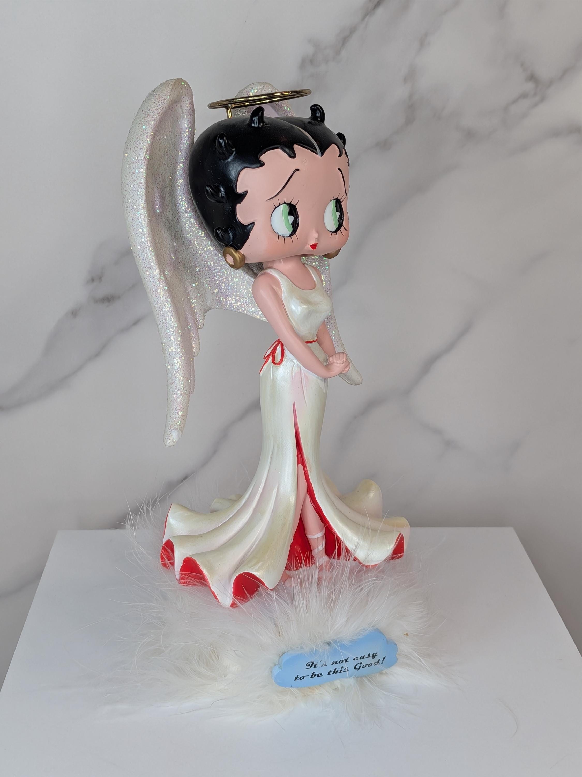 Vintage 2001 Betty Boop Angel Bobblehead Figurine - Mint in Original Box! view 9