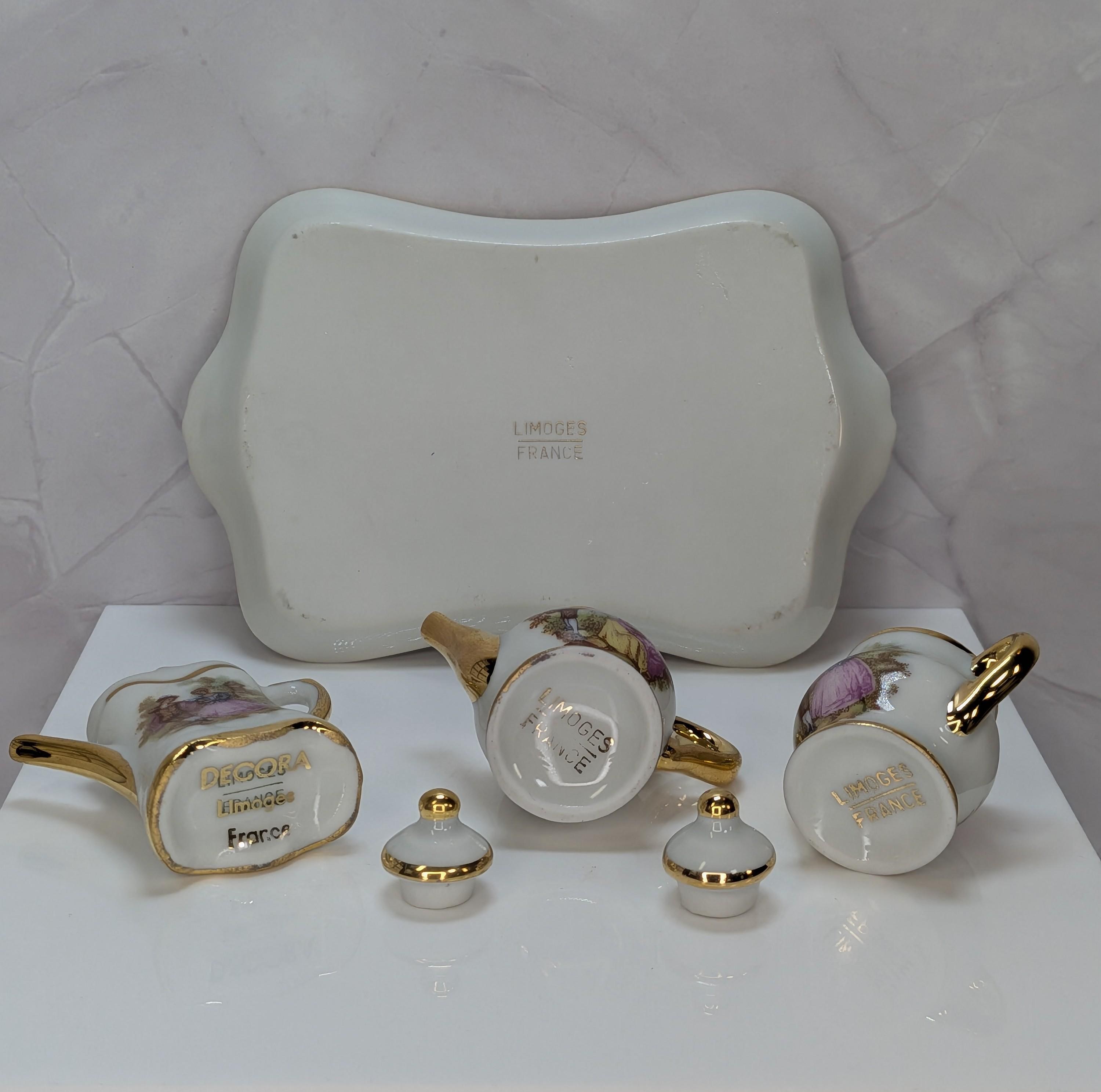The Royal Miniature Estate: A Vintage 22-Piece Limoges France Treasure Trove! Pristine Condition view 11