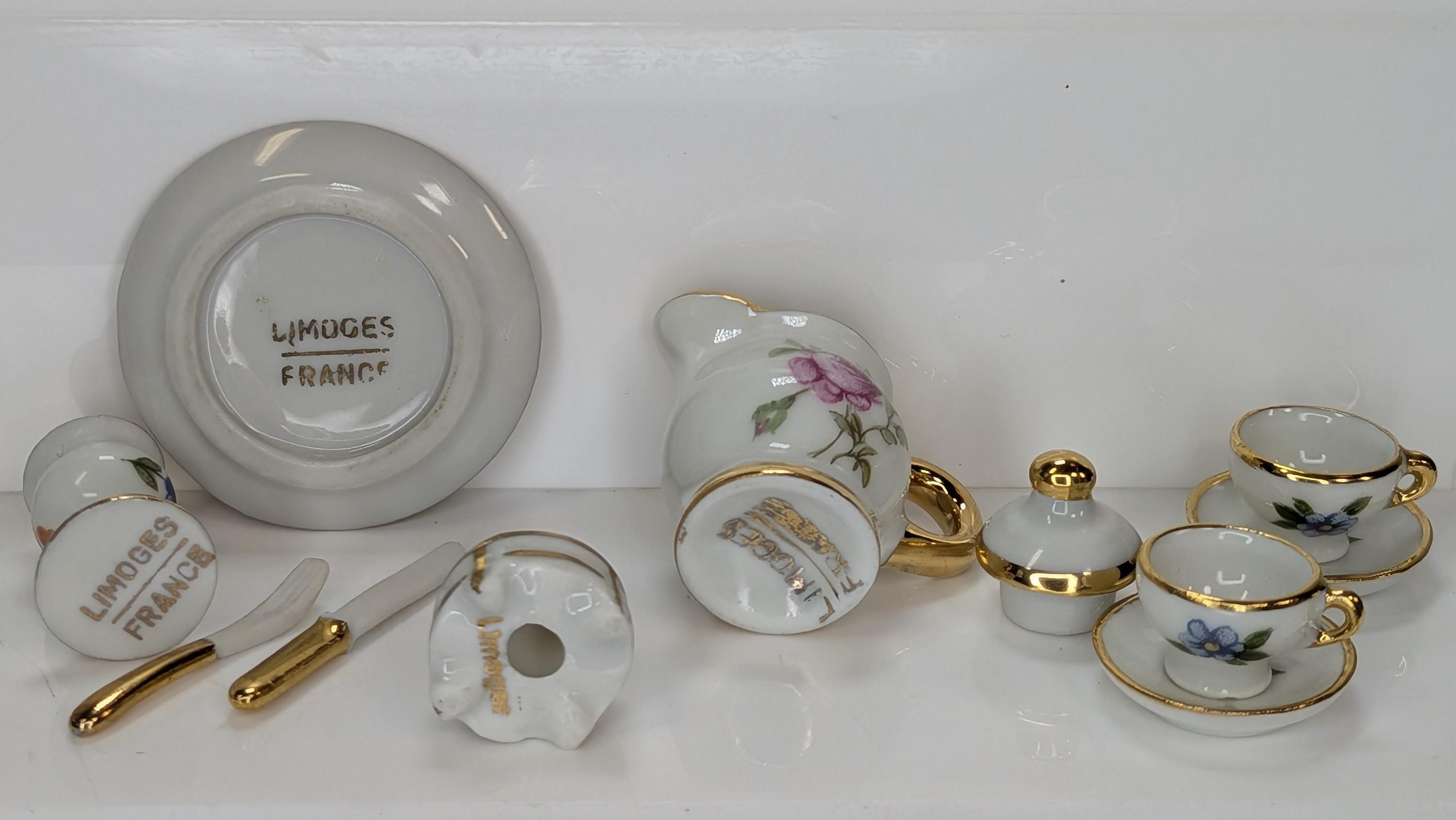 The Royal Miniature Estate: A Vintage 22-Piece Limoges France Treasure Trove! Pristine Condition view 15