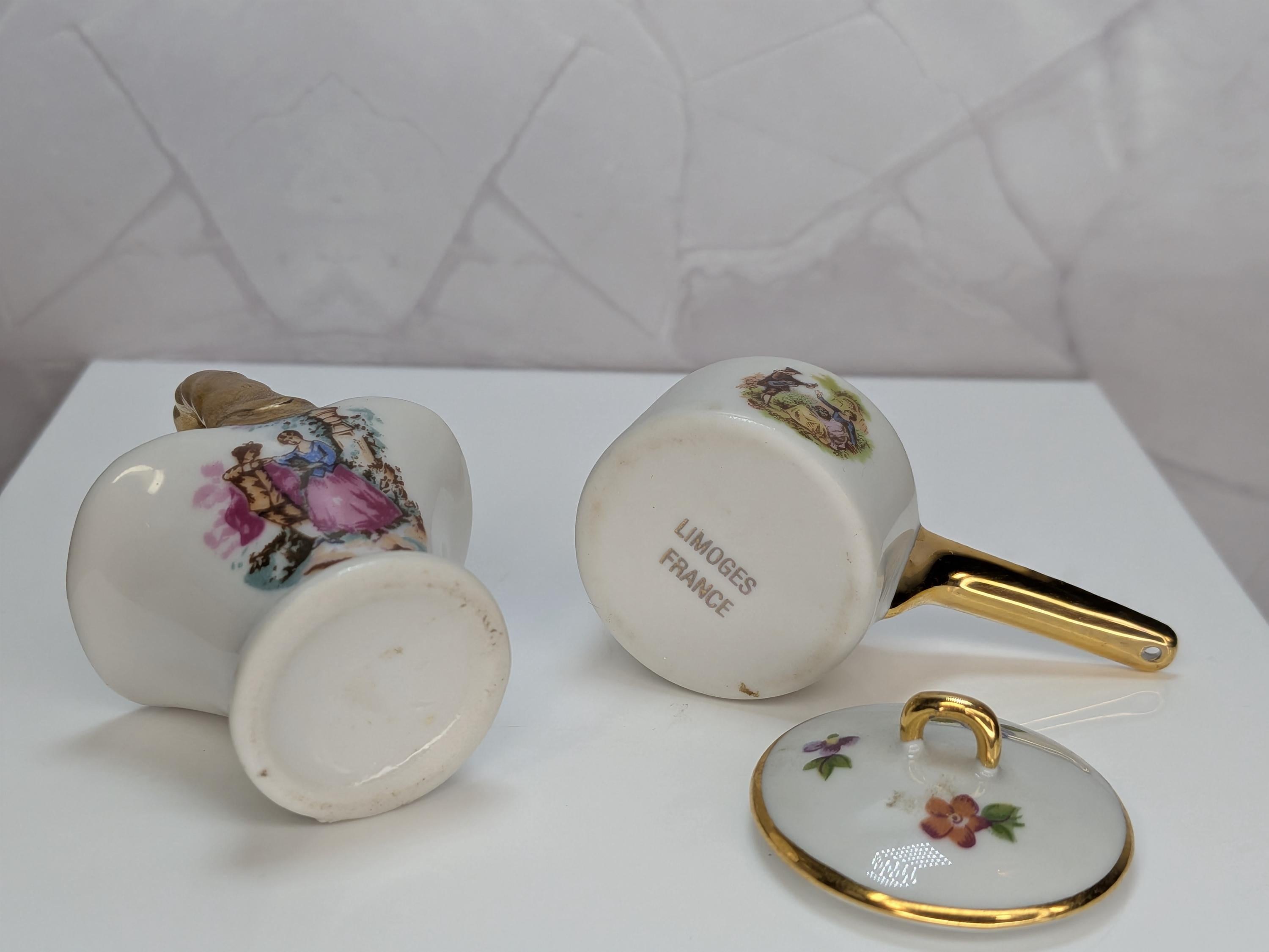 The Royal Miniature Estate: A Vintage 22-Piece Limoges France Treasure Trove! Pristine Condition view 8