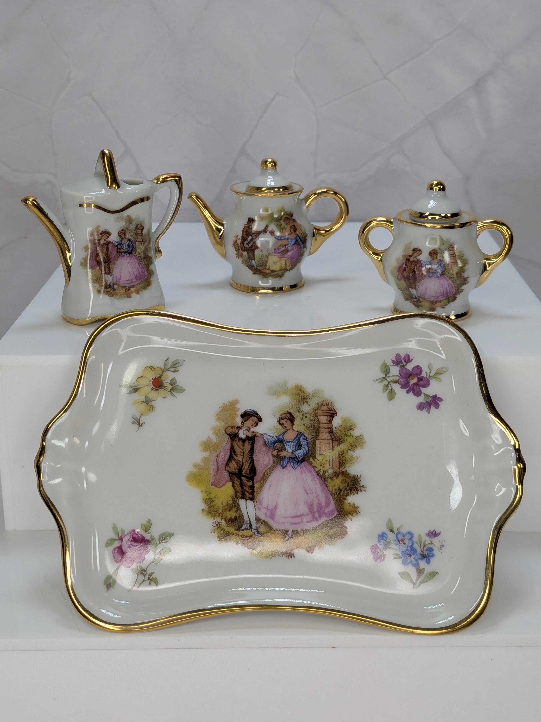 The Royal Miniature Estate: A Vintage 22-Piece Limoges France Treasure Trove! Pristine Condition view 9
