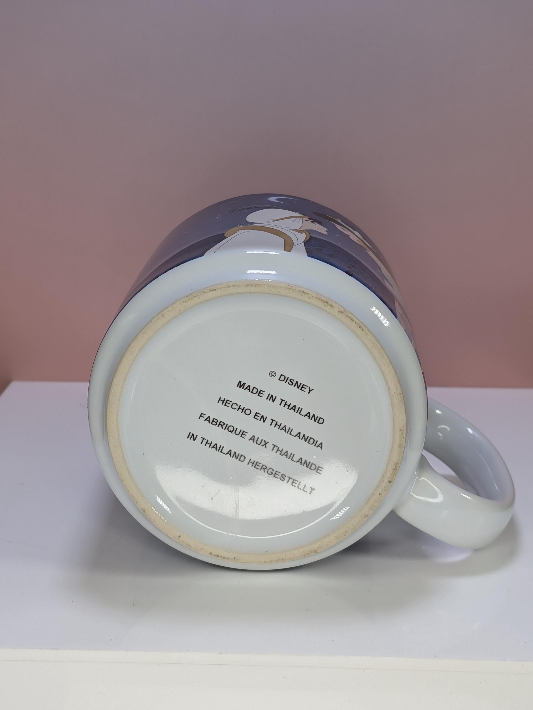 Vintage 1990s Disney Store Exclusive Aladdin & Jasmine "A Whole New World" Balcony Mug - Collector’s Edition with Original Box! view 9