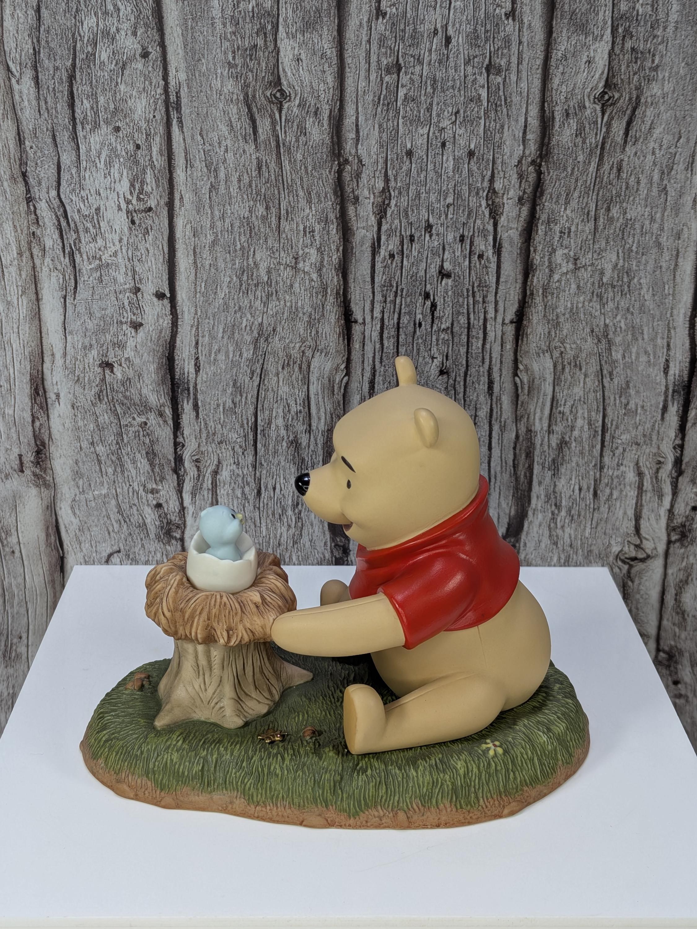 A Tiny Hello in the 100 Acre Wood - "Welcome, Little One" Figurine - Complete with Original Box & Papers view 2