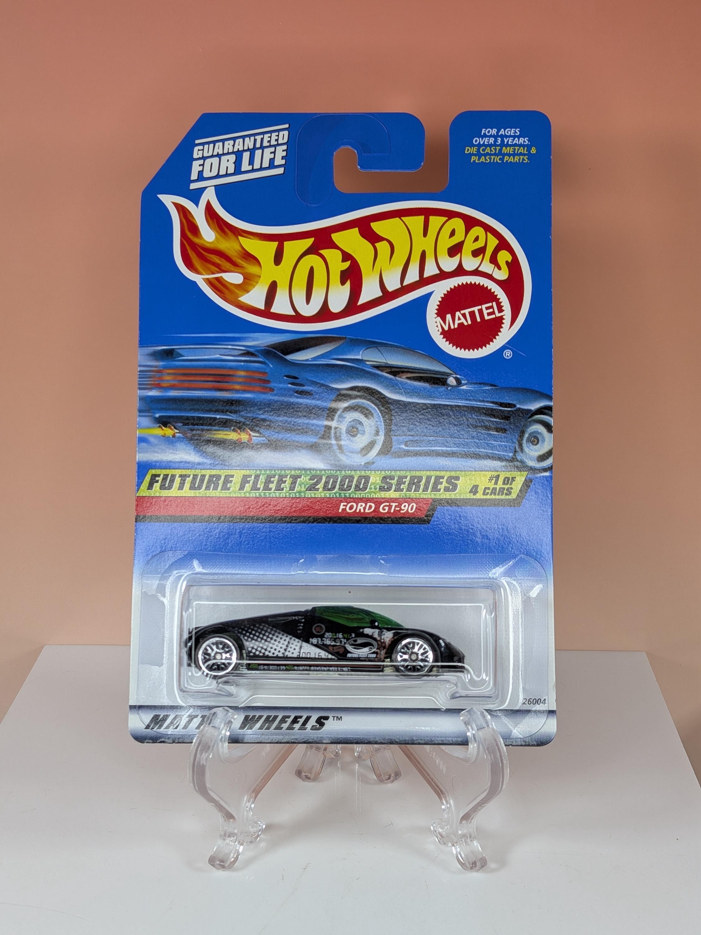 Mint Set! 2000 Hot Wheels Future Fleet Series - Complete 4-Car Collection #001-004 view 2