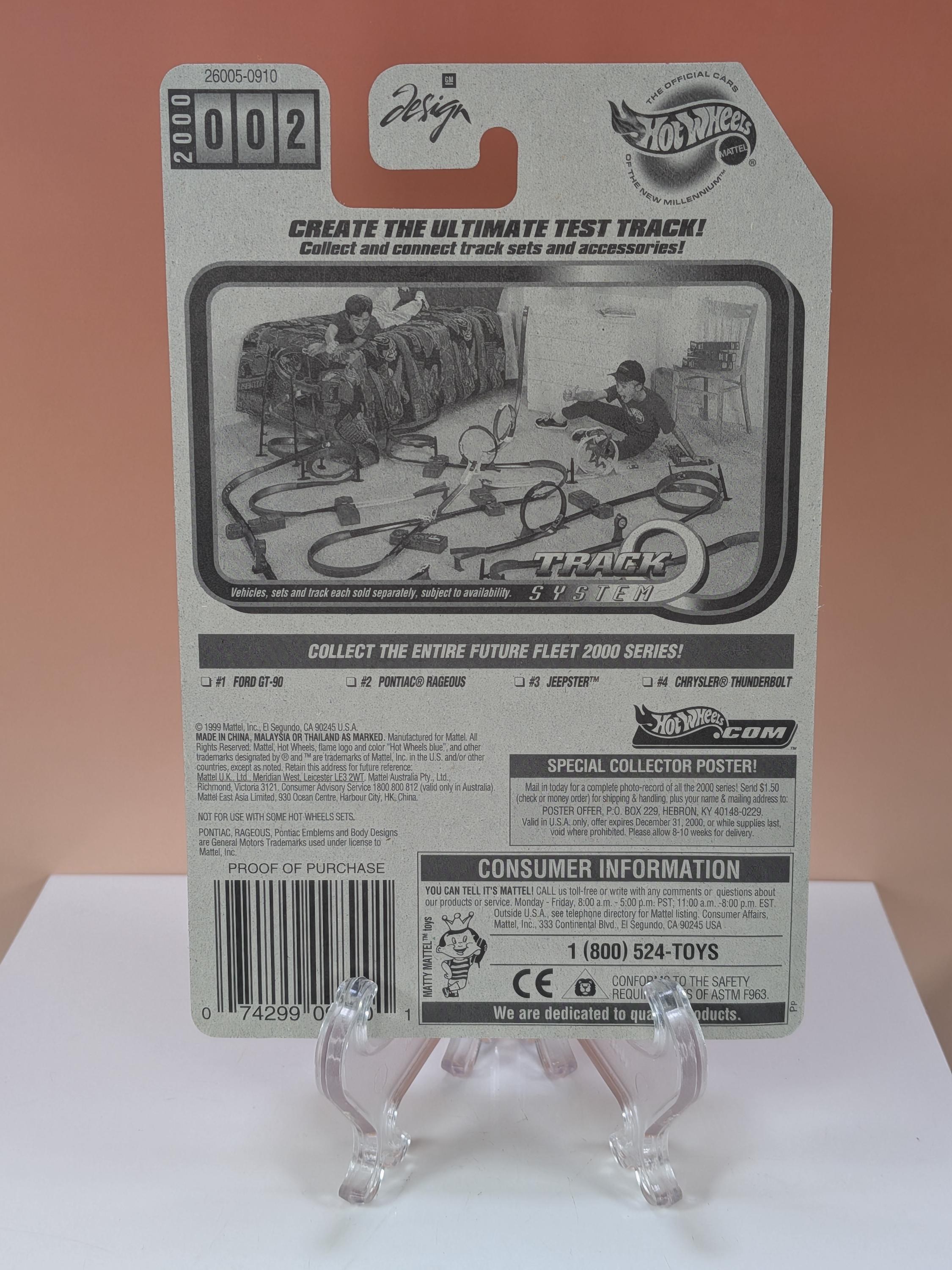 Mint Set! 2000 Hot Wheels Future Fleet Series - Complete 4-Car Collection #001-004 view 5