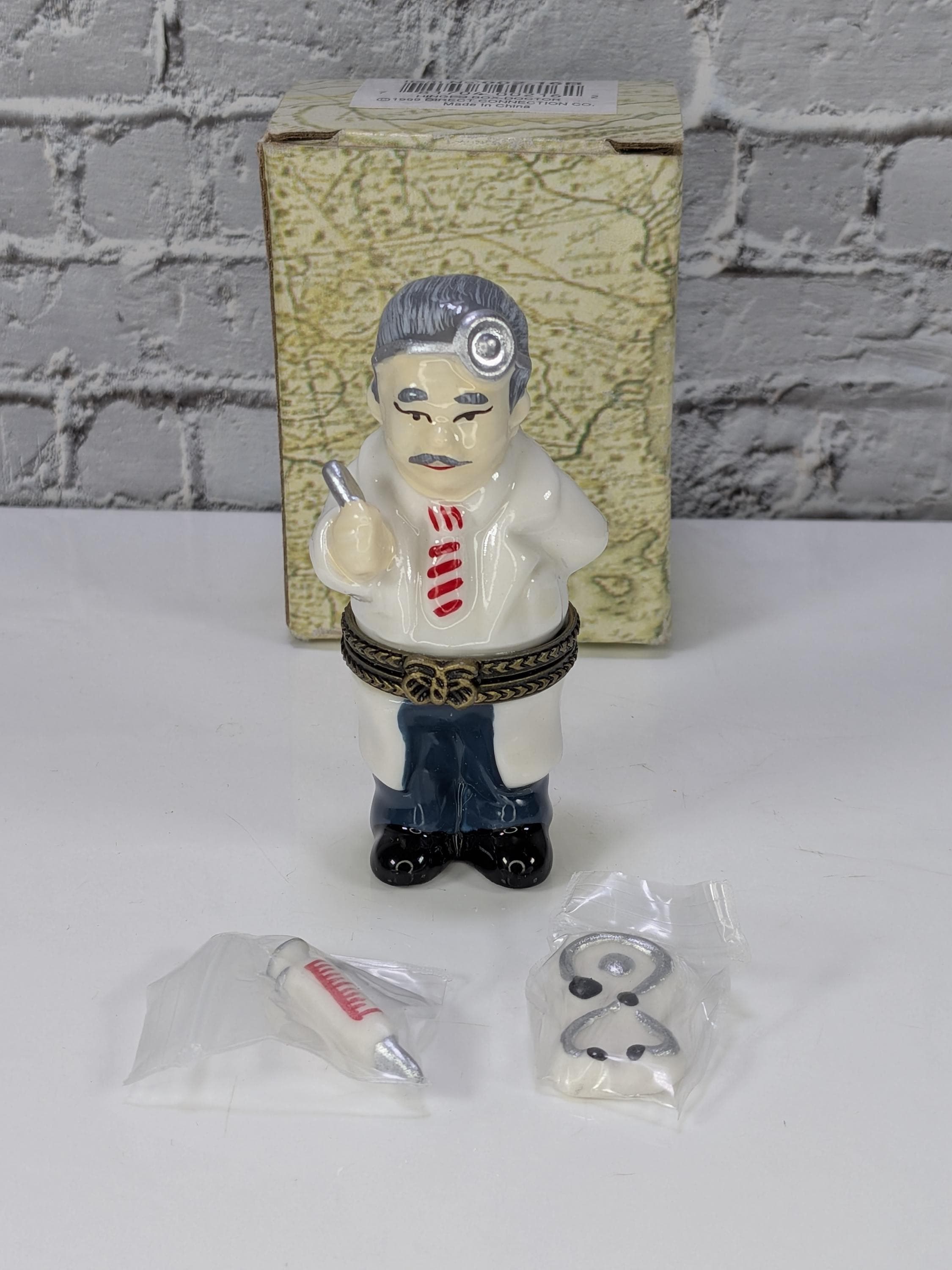 Vintage 1999 Direct Connection Doctor PHB with Syringe & Stethoscope - Like New Condition with Original Box