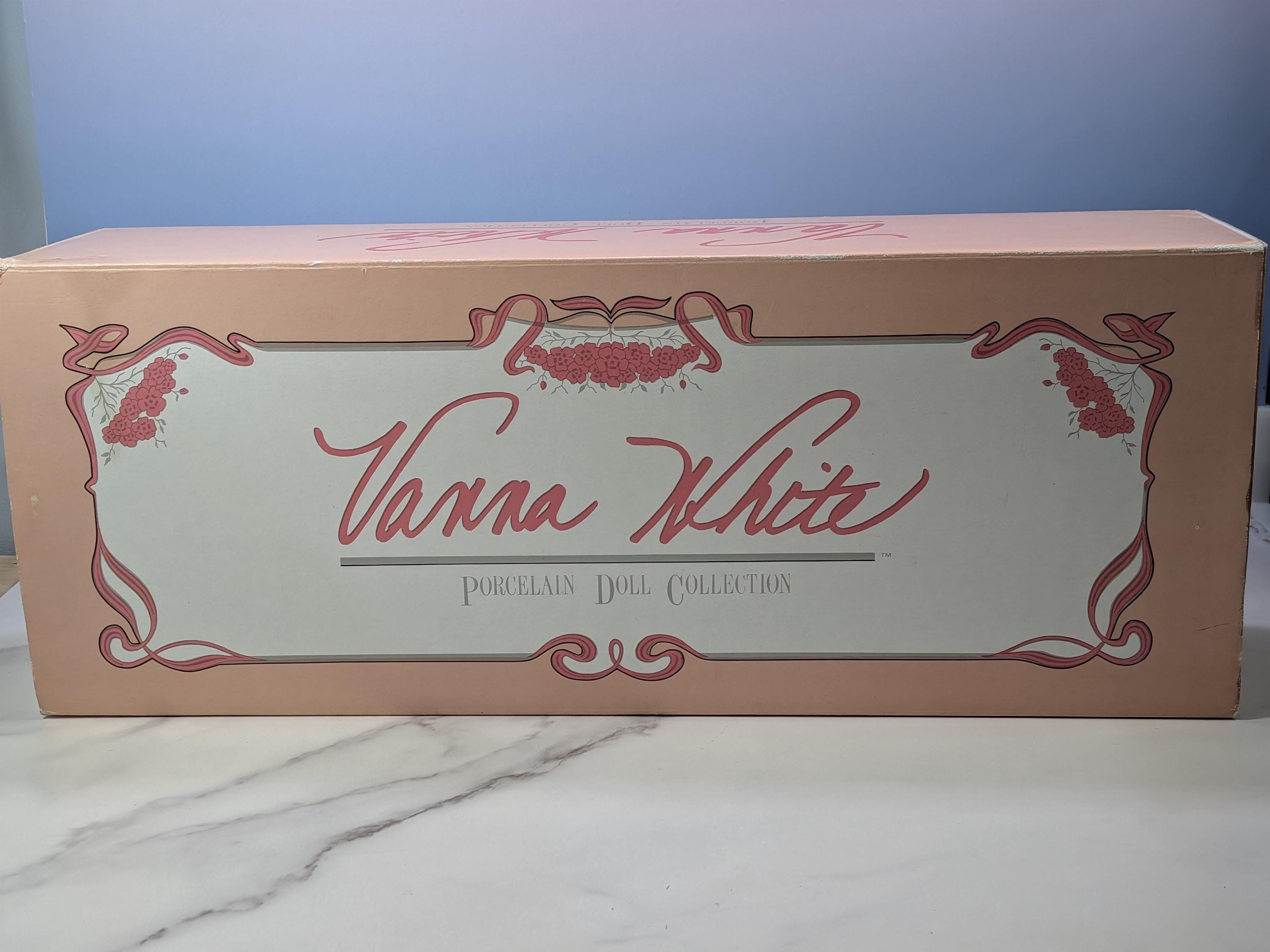RARE 1991 Vanna White Porcelain Doll - Limited Edition - From Vanna With Love - MIB