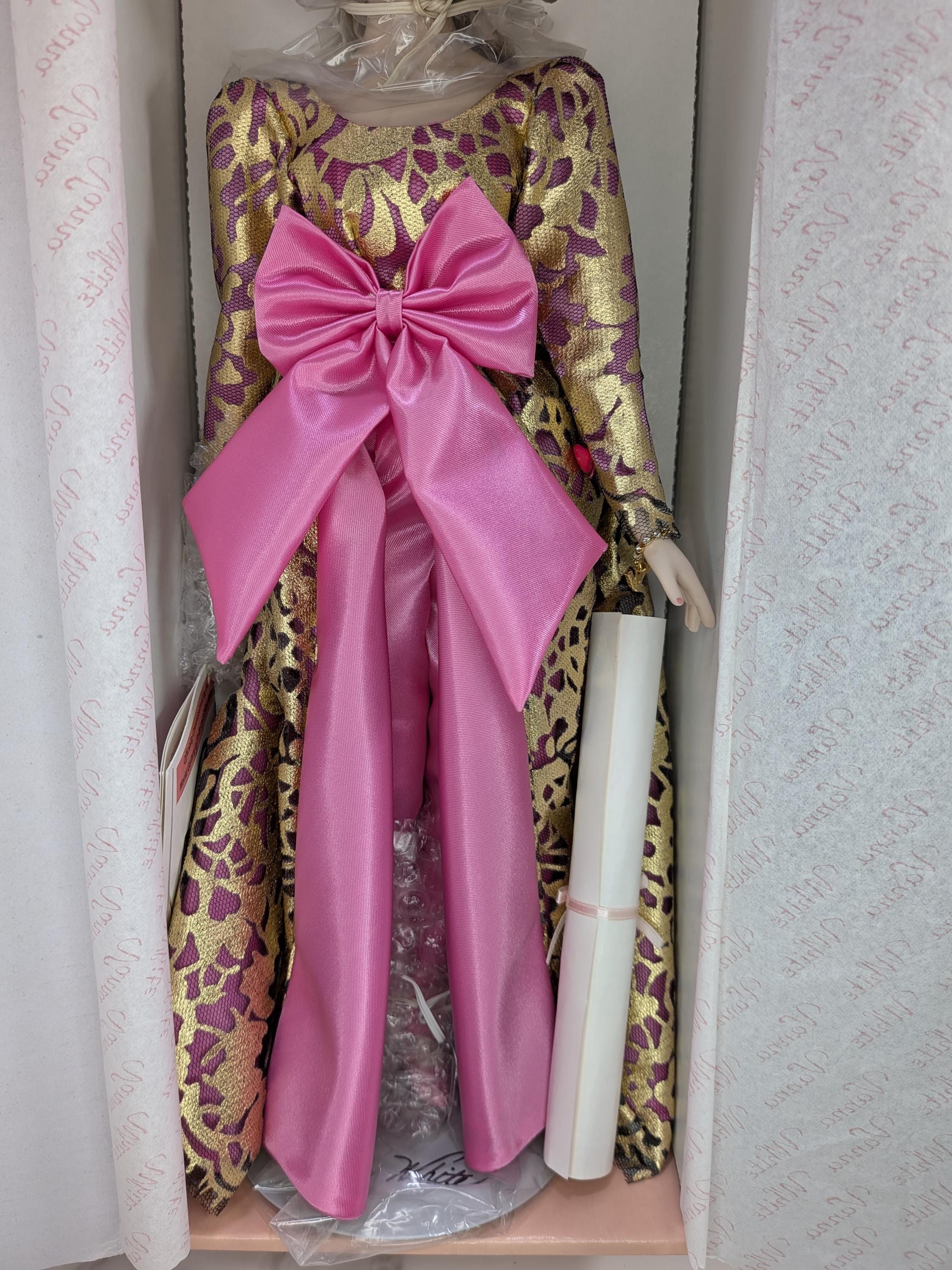RARE 1991 Vanna White Porcelain Doll - Limited Edition - From Vanna With Love - MIB view 5