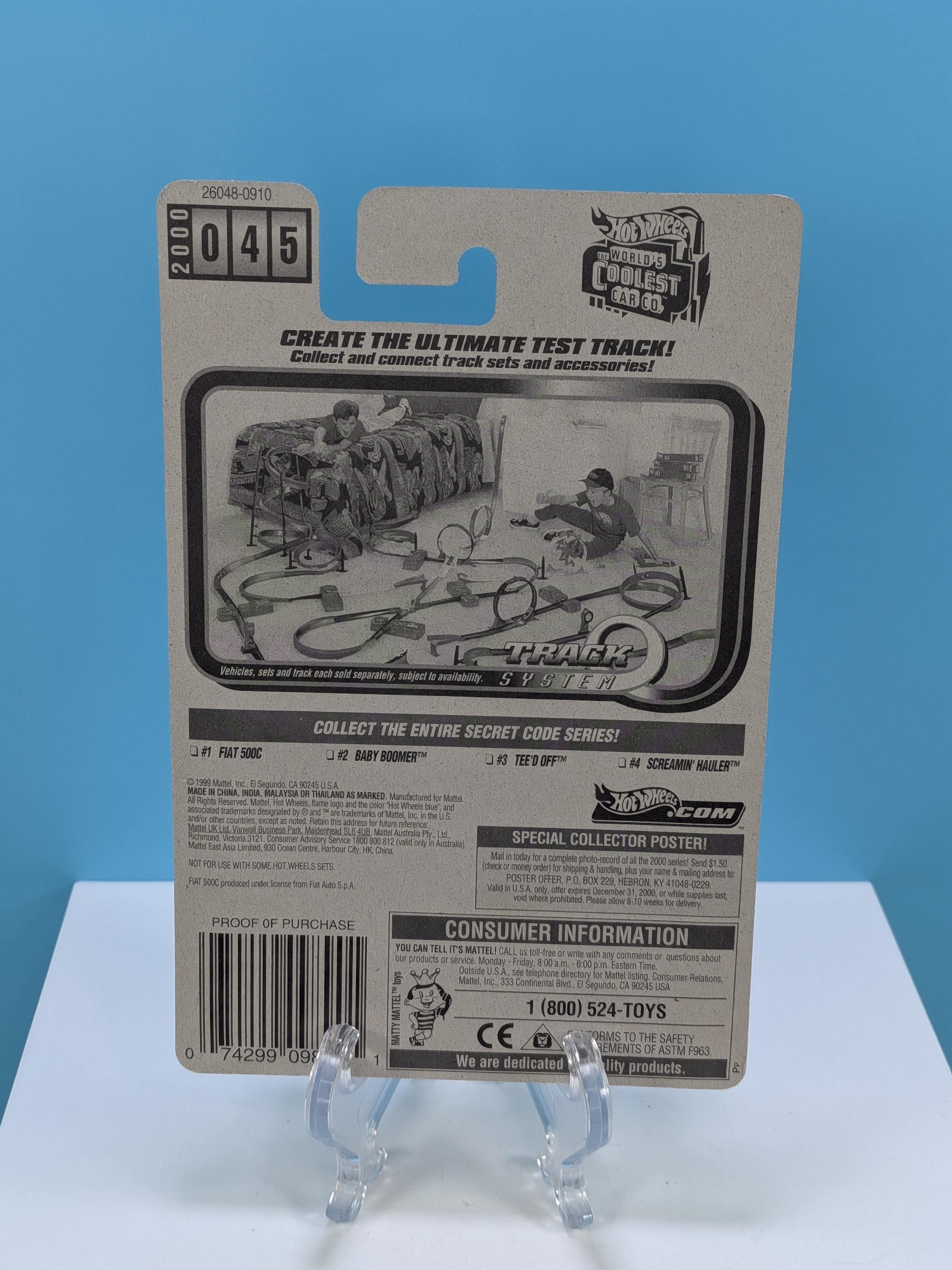 MINT 2000 Hot Wheels Secret Code Series - Complete Set of 4 - New Old Stock (NOS) - Rare Special Paint Scheme Edition - Diecast Collectibles view 3