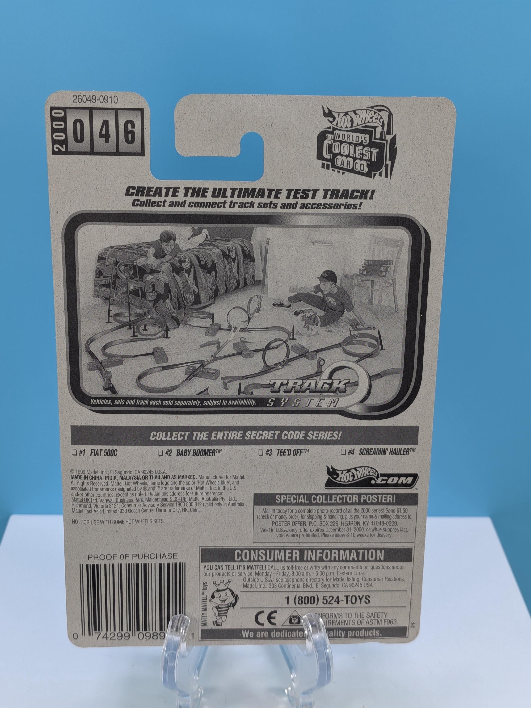 MINT 2000 Hot Wheels Secret Code Series - Complete Set of 4 - New Old Stock (NOS) - Rare Special Paint Scheme Edition - Diecast Collectibles view 5