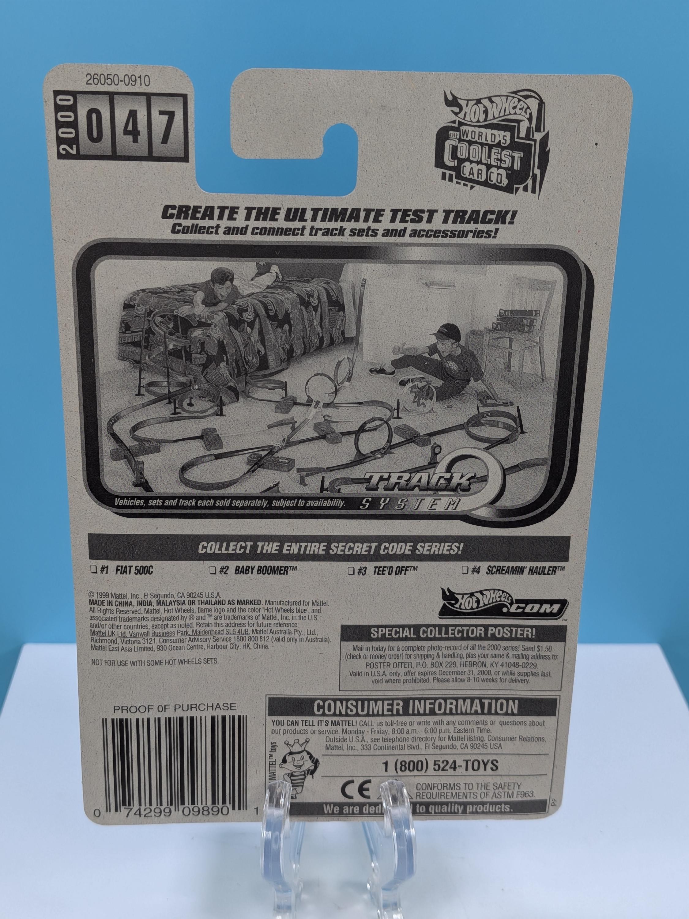 MINT 2000 Hot Wheels Secret Code Series - Complete Set of 4 - New Old Stock (NOS) - Rare Special Paint Scheme Edition - Diecast Collectibles view 7