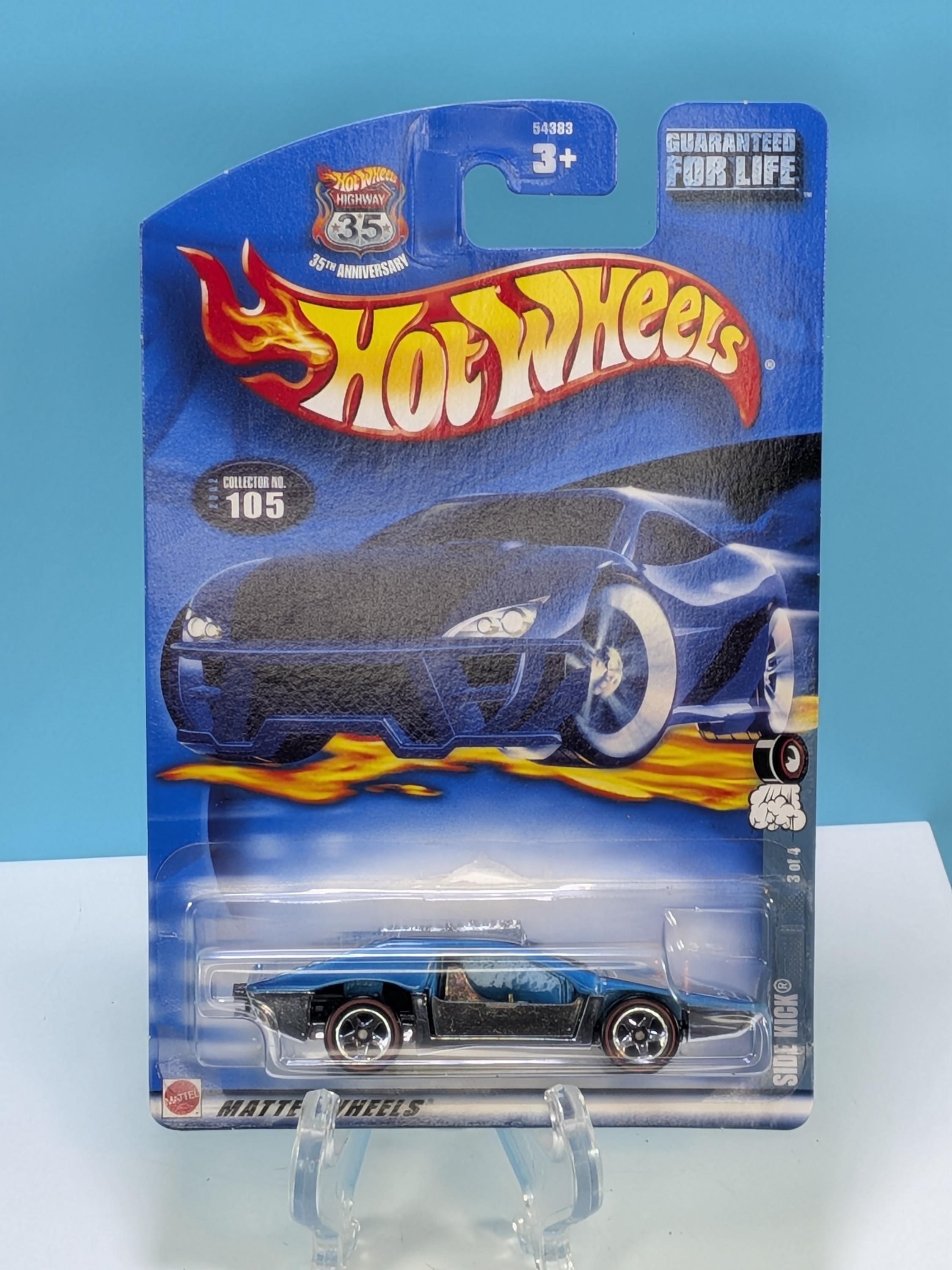 2002 hot wheels red line series complete set of 4 - excellent condition, mint on card New Old Stock - 35th Anniversary collection view 5