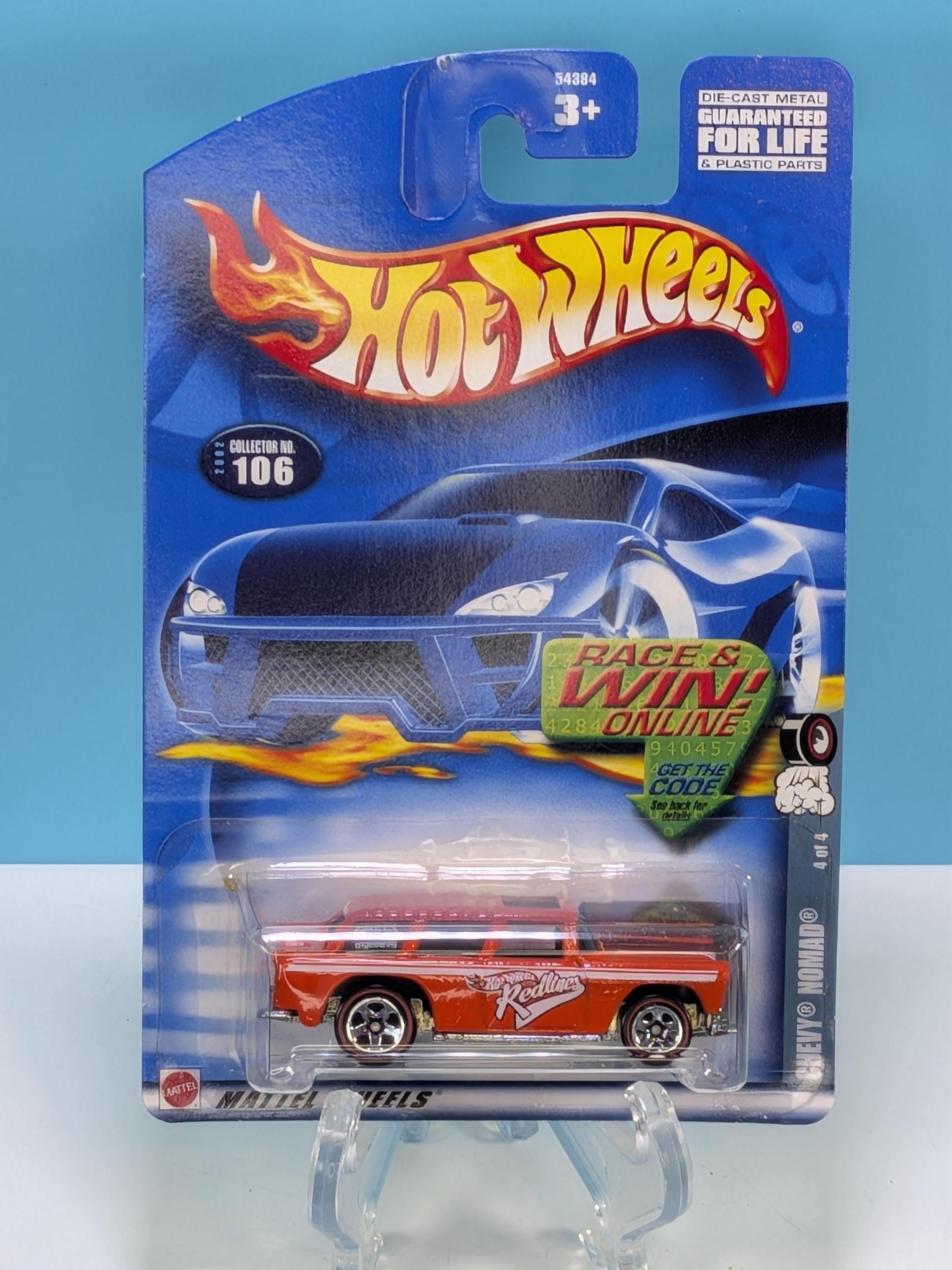 2002 hot wheels red line series complete set of 4 - excellent condition, mint on card New Old Stock - 35th Anniversary collection view 8