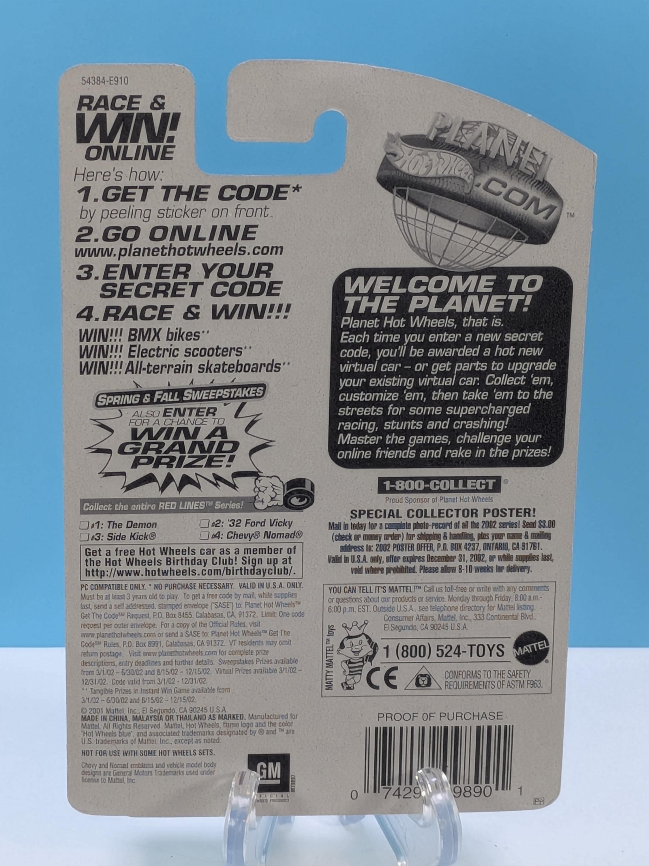 2002 hot wheels red line series complete set of 4 - excellent condition, mint on card New Old Stock - 35th Anniversary collection view 10