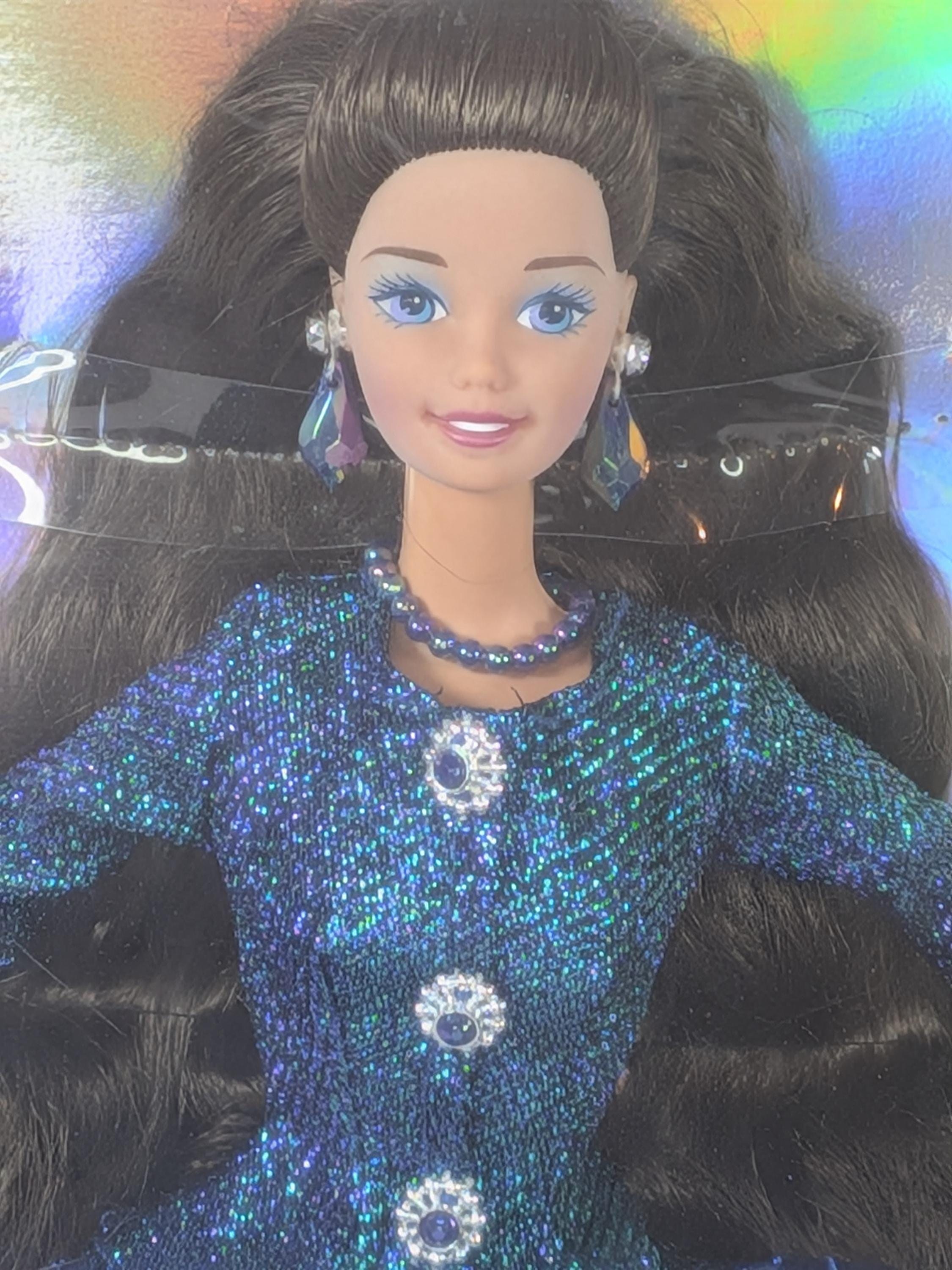 PRISTINE! Vintage 90s Barbie Set NIB, 1995 Crystal Splendor & 1997 Sapphire Sophisticate Mattel Special Edition view 15