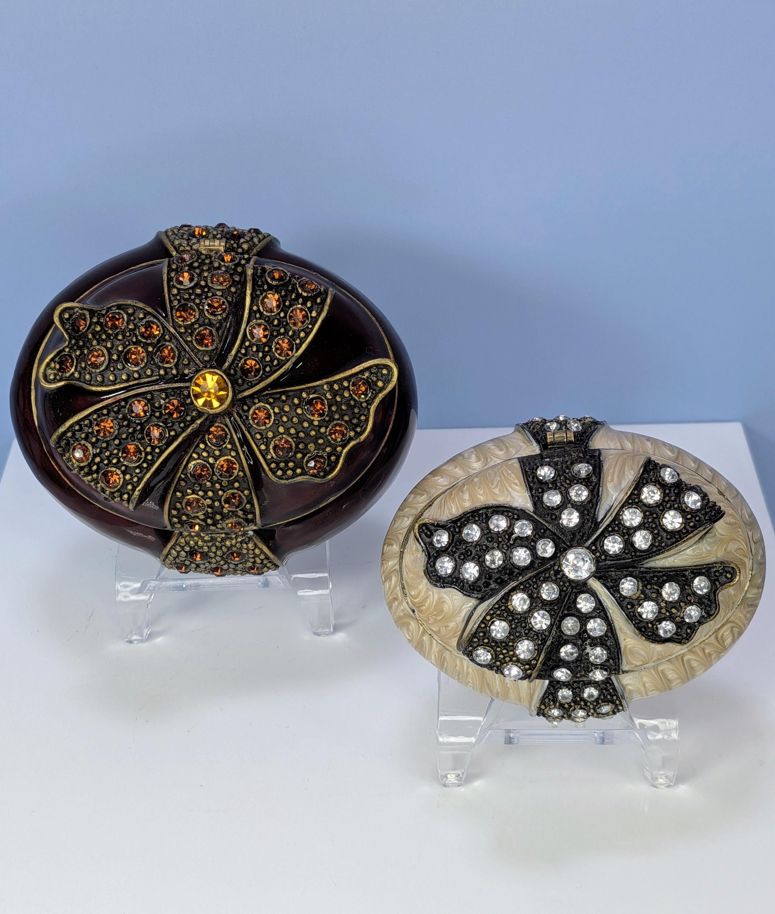 Vintage His and Hers Bedside Trinket Boxes view 3