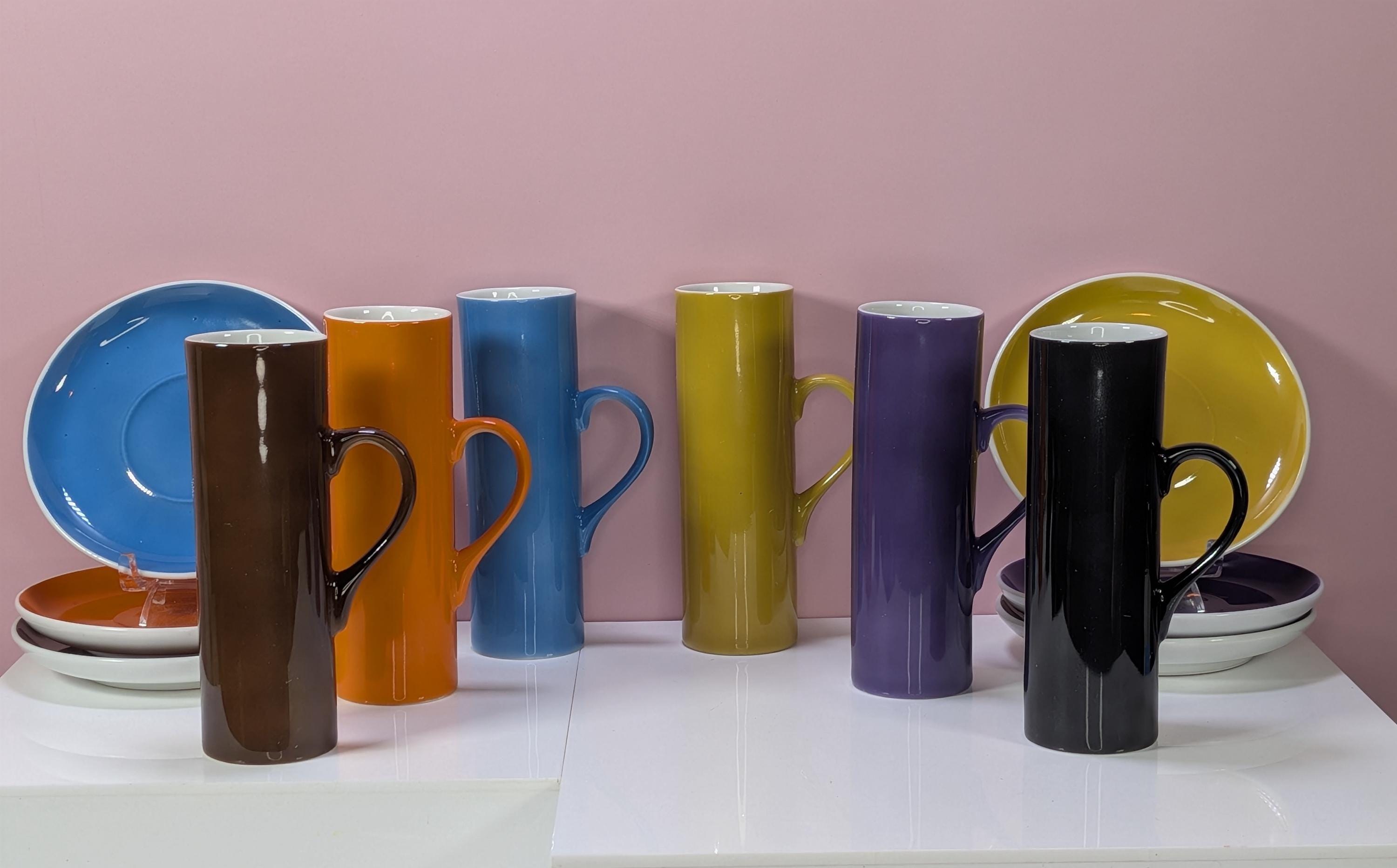 1950s LaGardo Tackett for Schmid Japan Diablo Espresso Set view 2