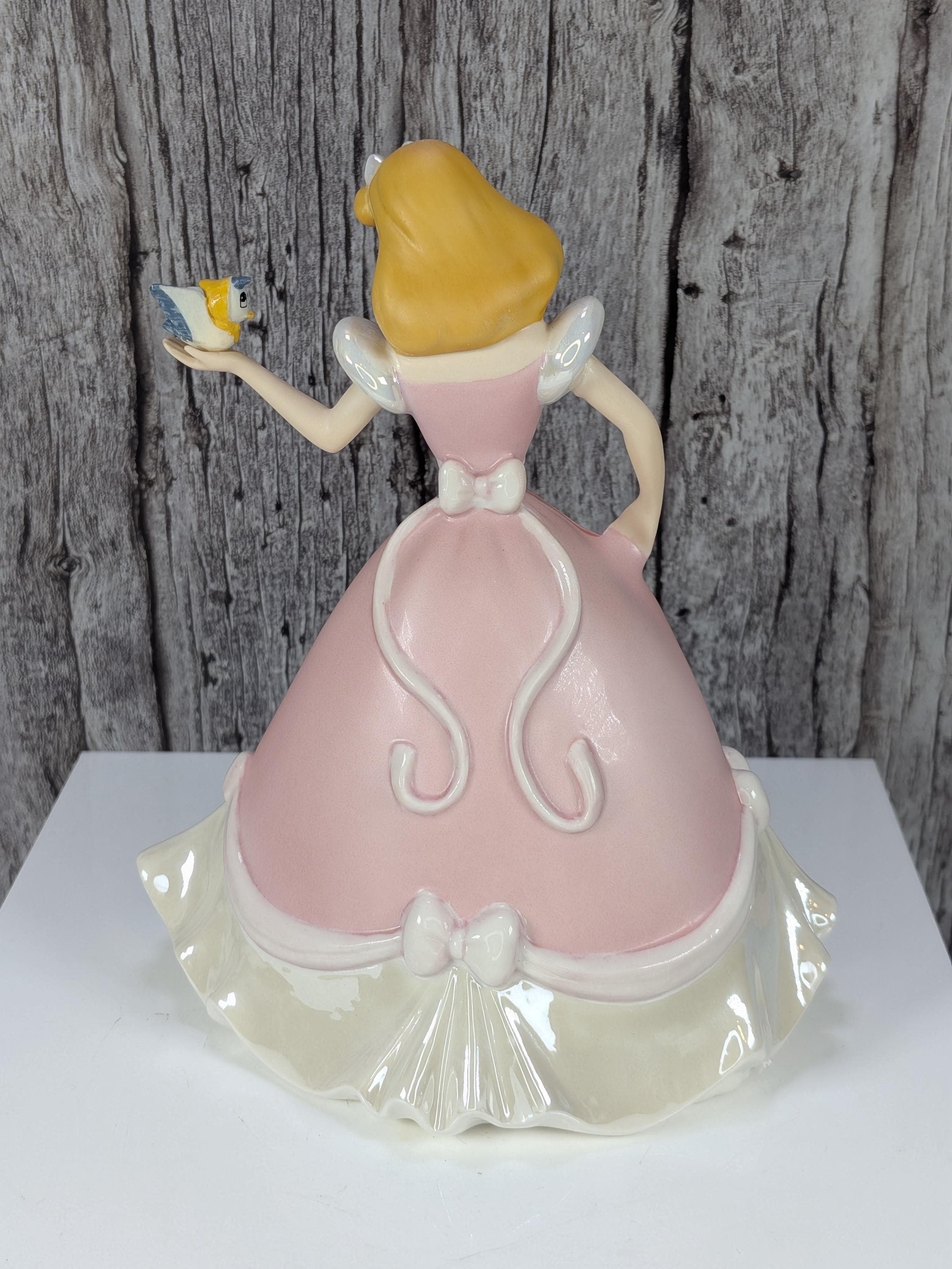 RARE! Like New, Vintage Bradford Exchange Cinderella Wish Porcelain Bell Figurine with COA view 6
