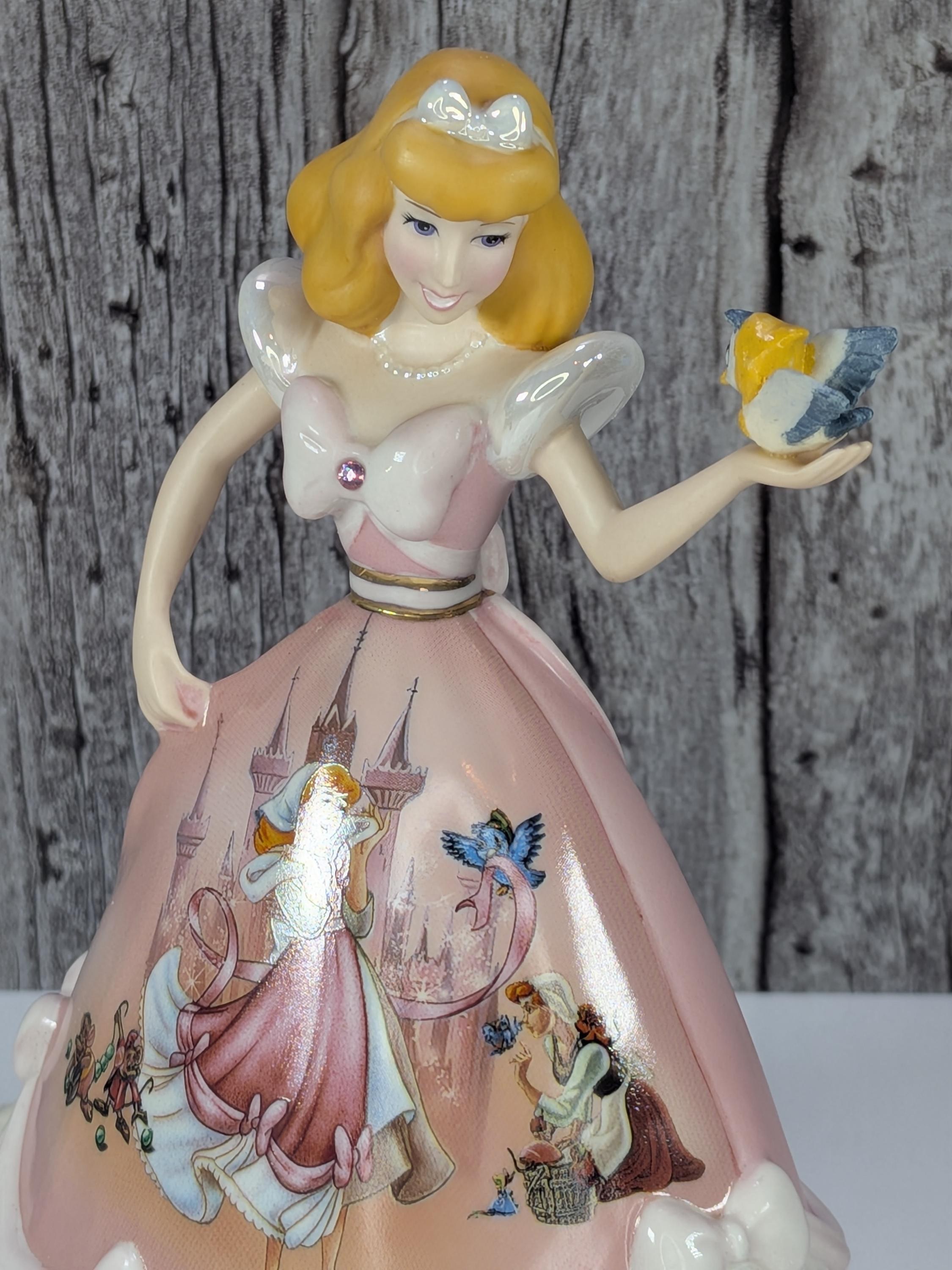 RARE! Like New, Vintage Bradford Exchange Cinderella Wish Porcelain Bell Figurine with COA view 8
