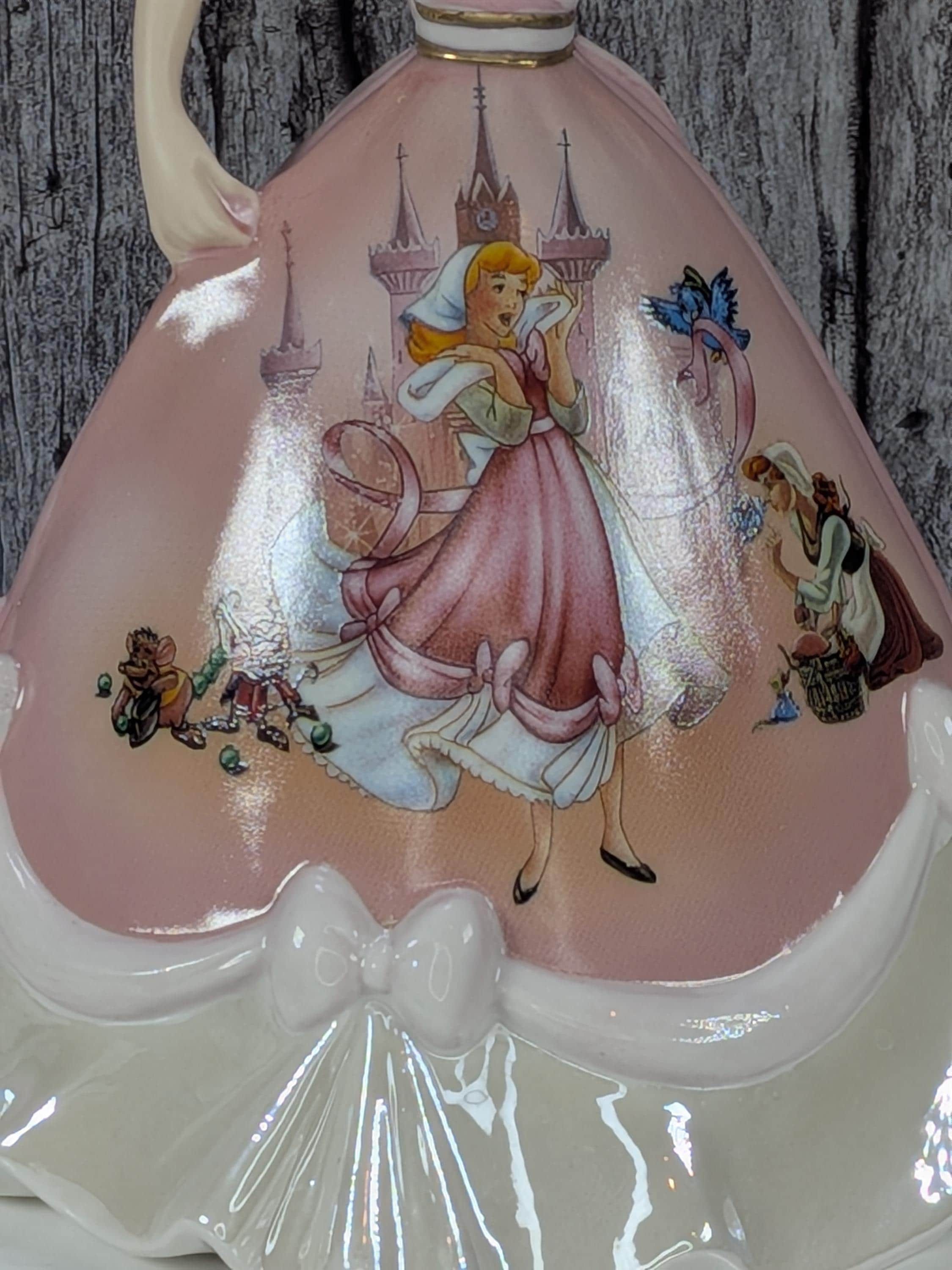 RARE! Like New, Vintage Bradford Exchange Cinderella Wish Porcelain Bell Figurine with COA view 9