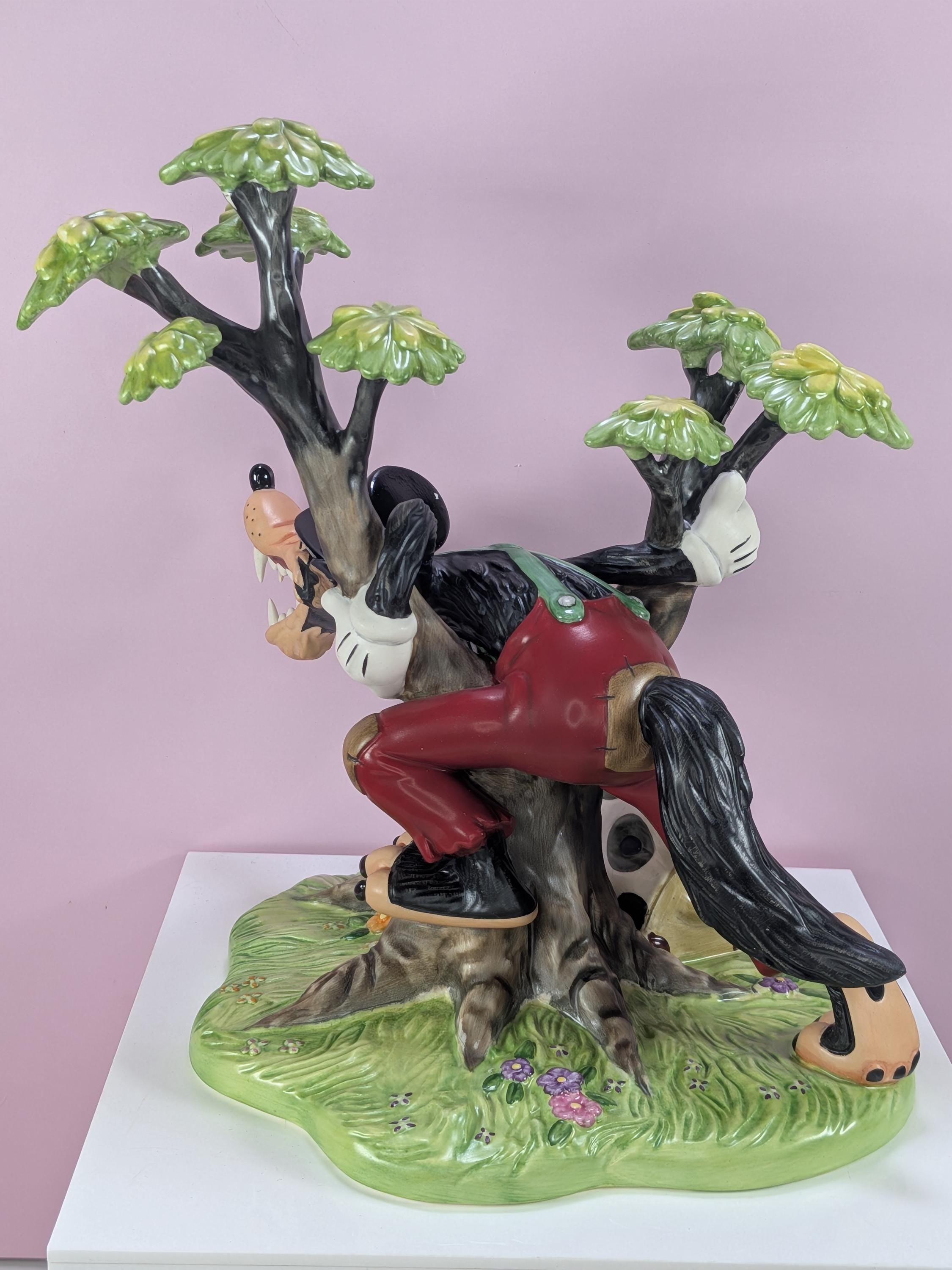 WDCC Three Little Pigs and Big Bad Wolf Figurine Set - Complete 4 Piece Collection with Original Boxes & COA - Free Shipping view 11