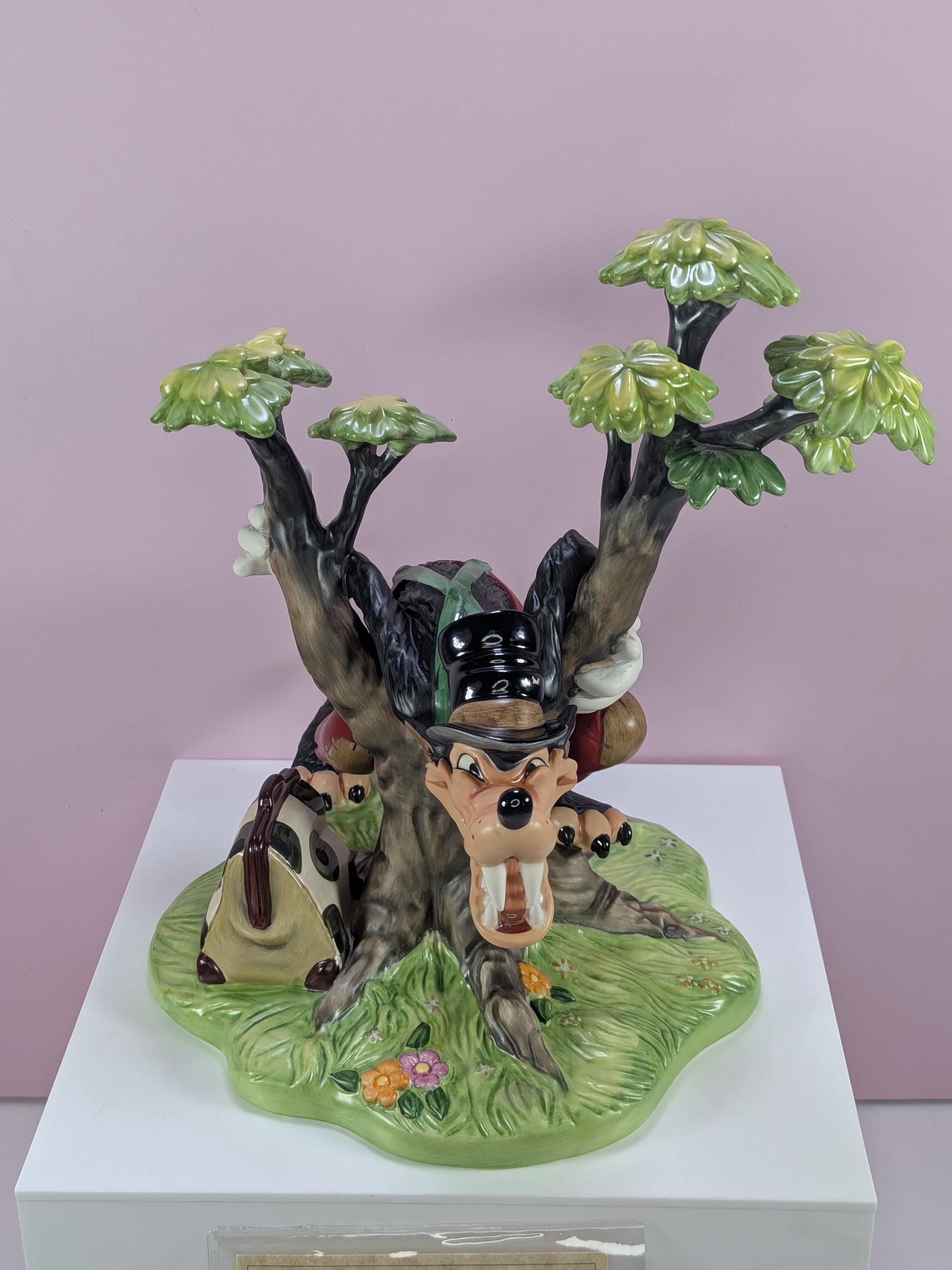 WDCC Three Little Pigs and Big Bad Wolf Figurine Set - Complete 4 Piece Collection with Original Boxes & COA - Free Shipping view 9