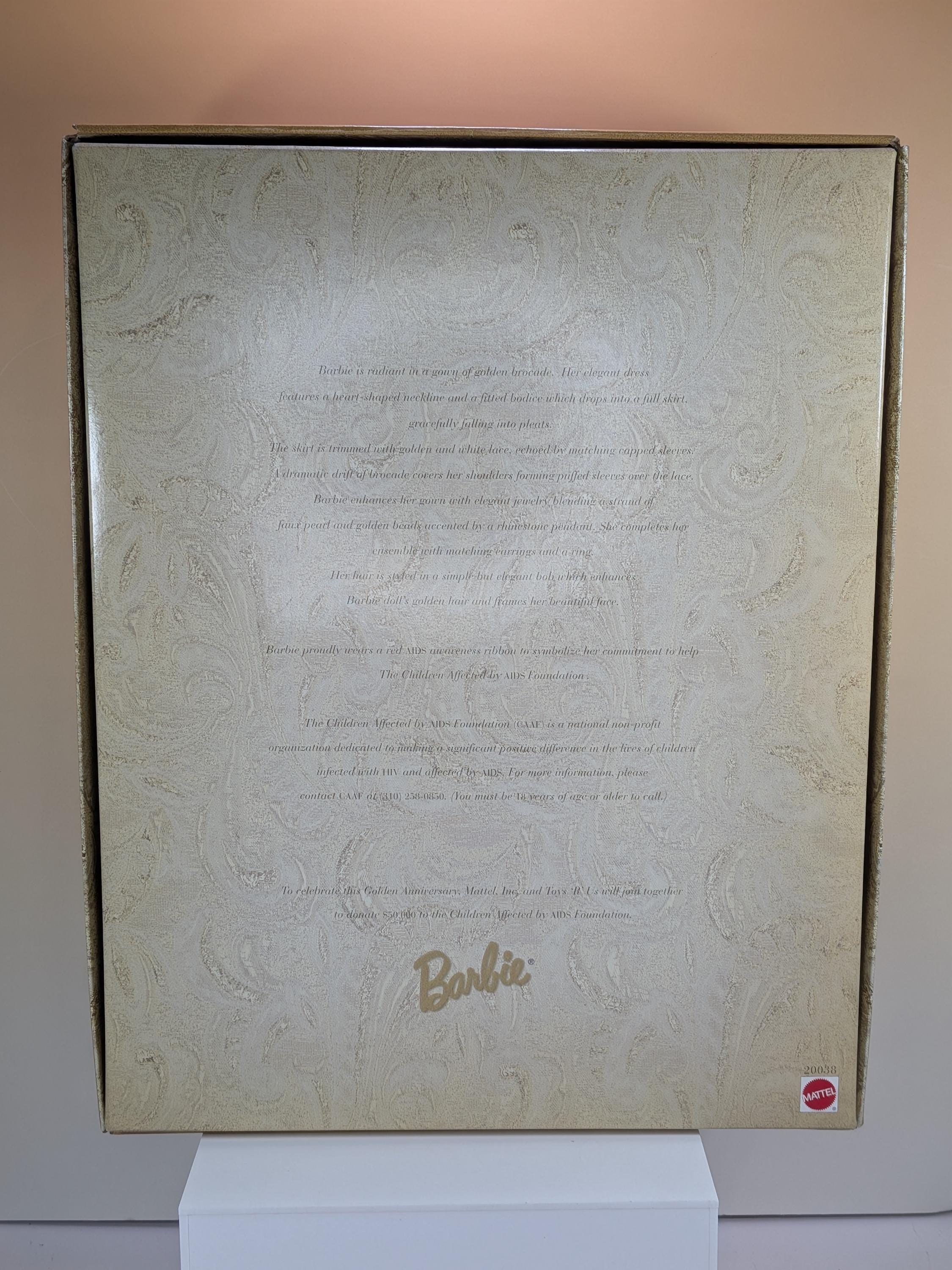 RARE! Vintage Mattel Golden Anniversary Barbie Doll Limited Edition Toys R Us 50th Anniversary EXCLUSIVE NRFB view 15