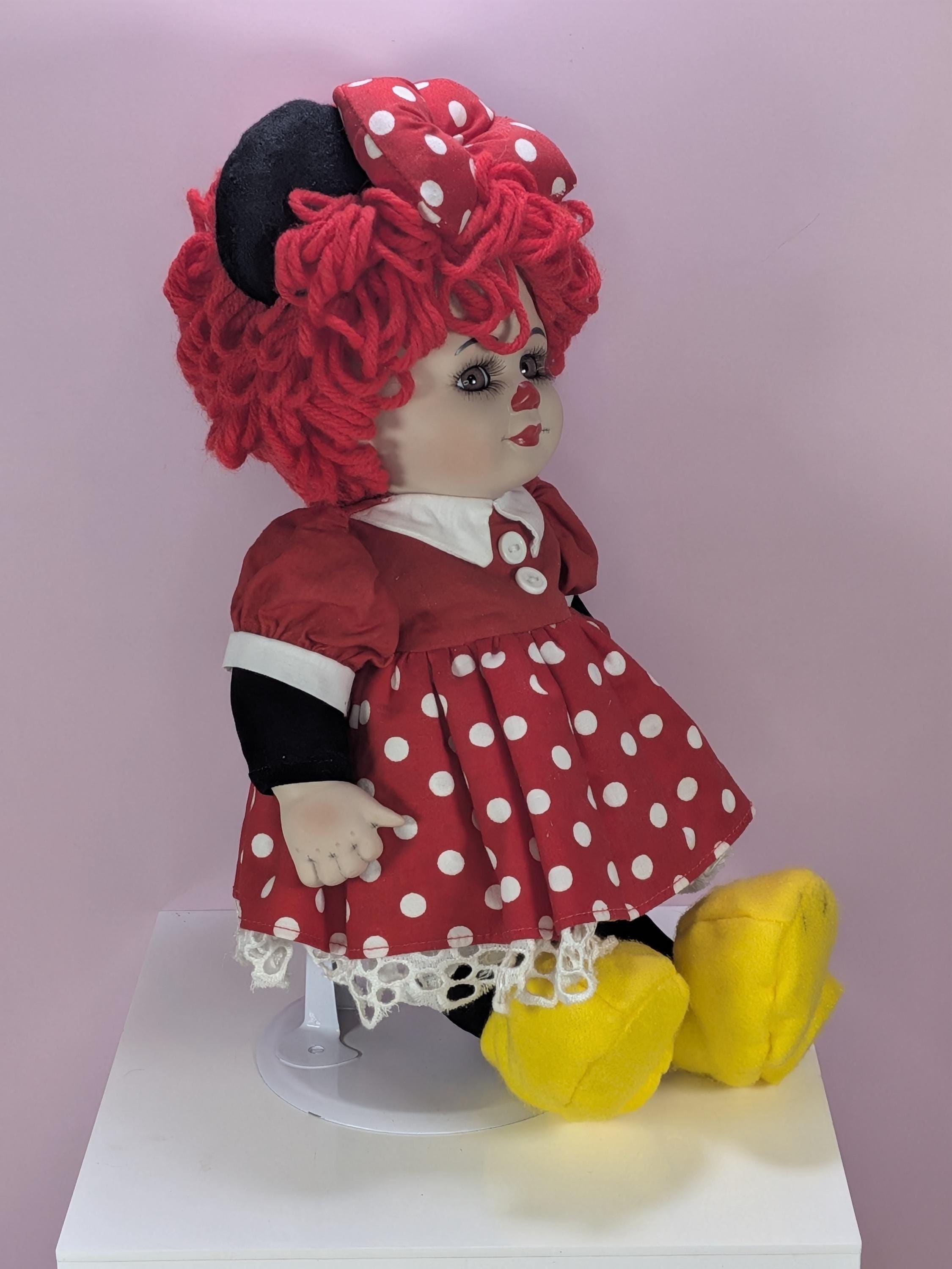 Vintage Marie Osmond Fine Porcelain Twins Rosie And Rags Mickey Minnie Dolls Set New In Box With Stands and Certificate with Bonus Bracelets view 15