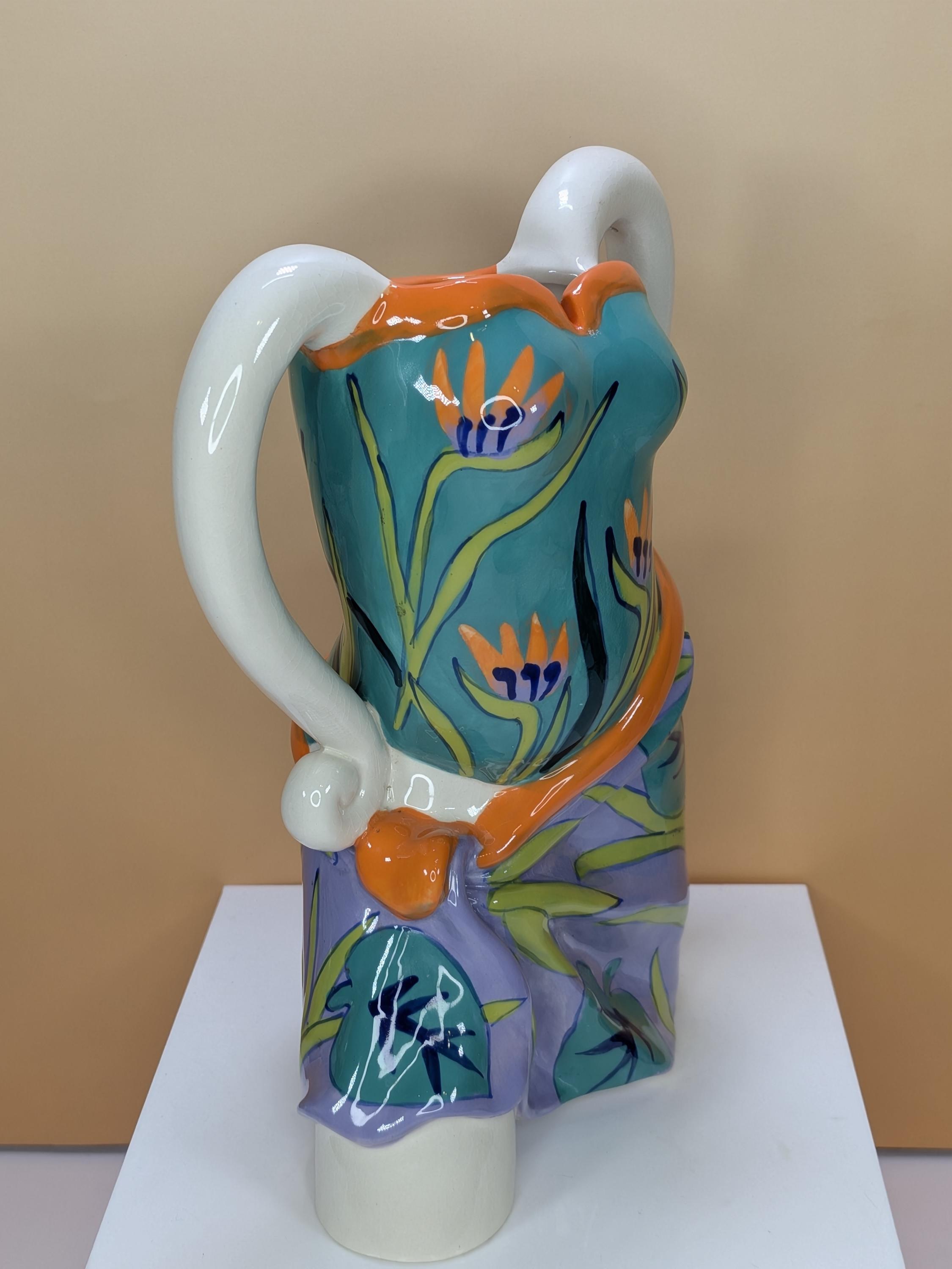 Rare Vintage 2005 Diane Artware Happy Clothes Female Torso Vase view 5