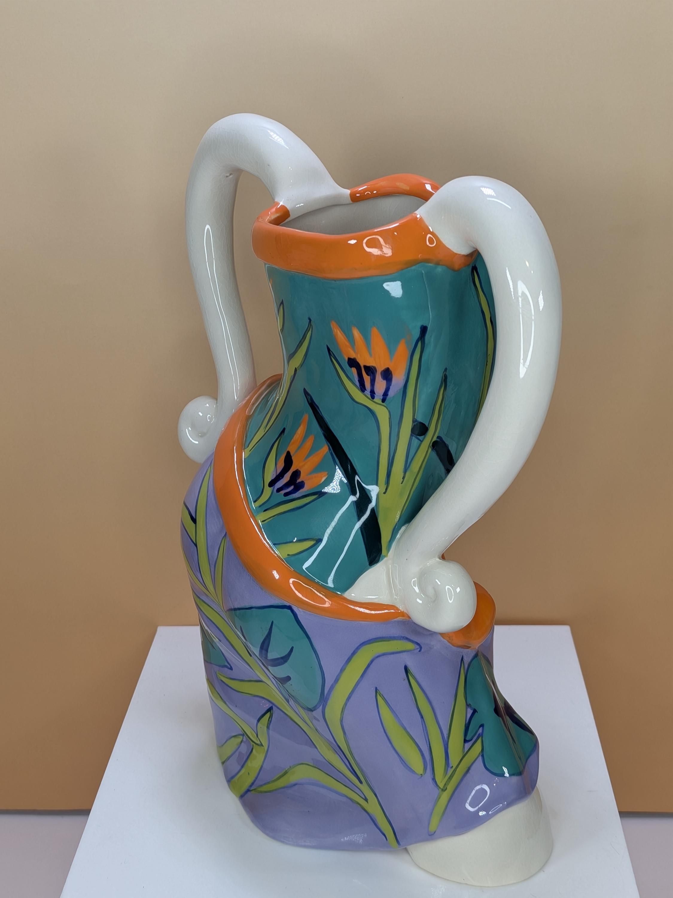 Rare Vintage 2005 Diane Artware Happy Clothes Female Torso Vase view 6