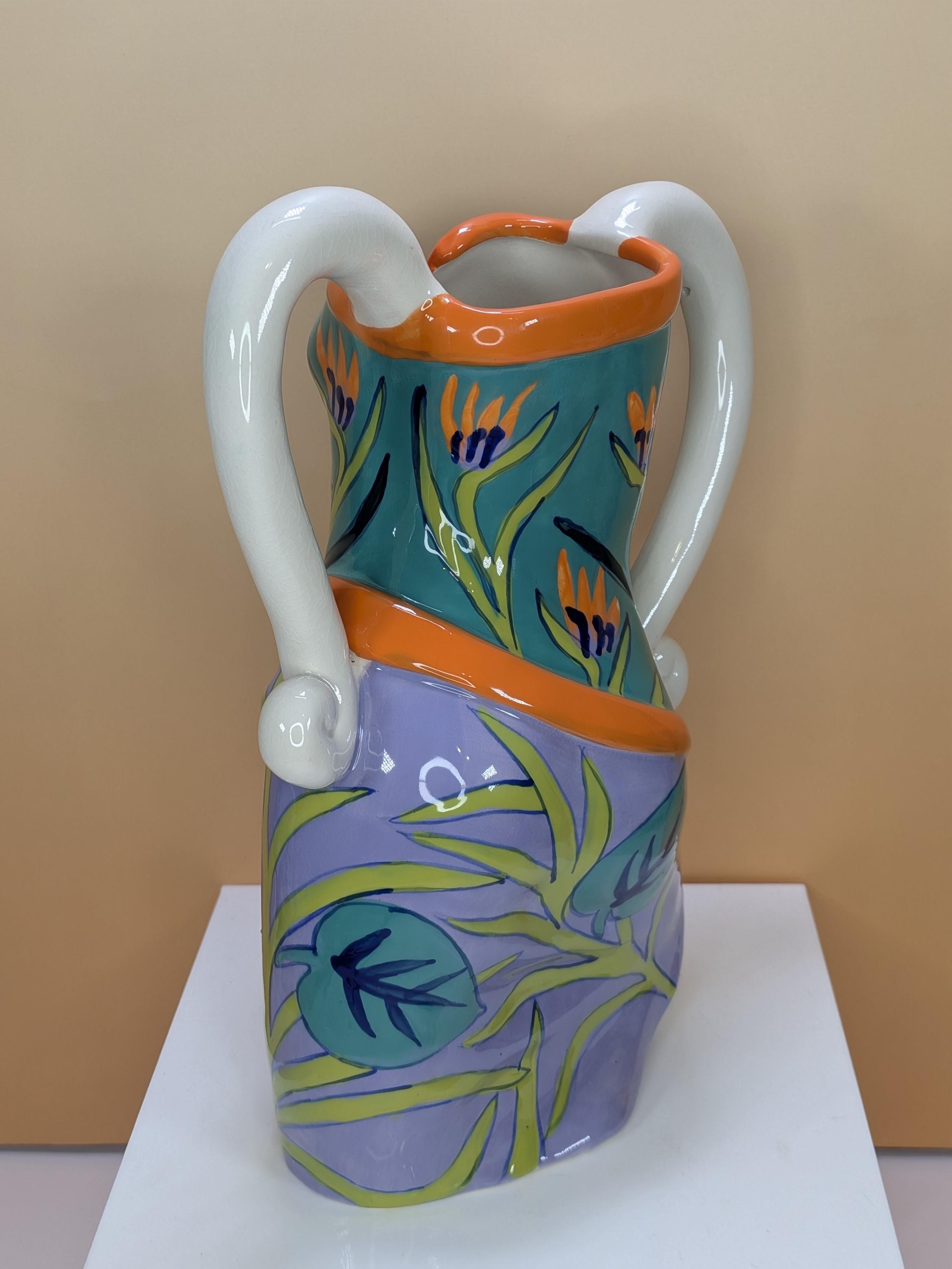Rare Vintage 2005 Diane Artware Happy Clothes Female Torso Vase view 8