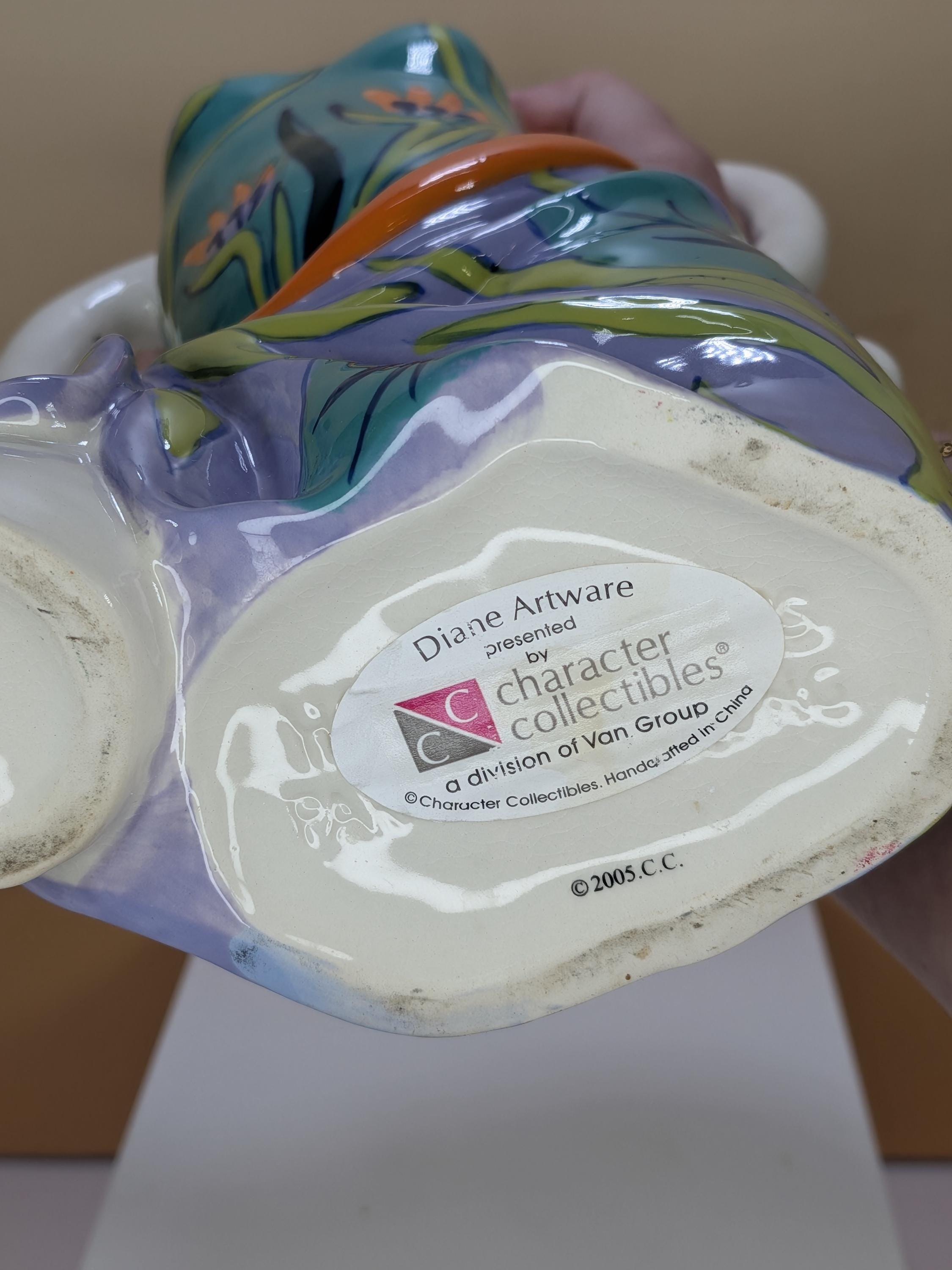 Rare Vintage 2005 Diane Artware Happy Clothes Female Torso Vase view 10