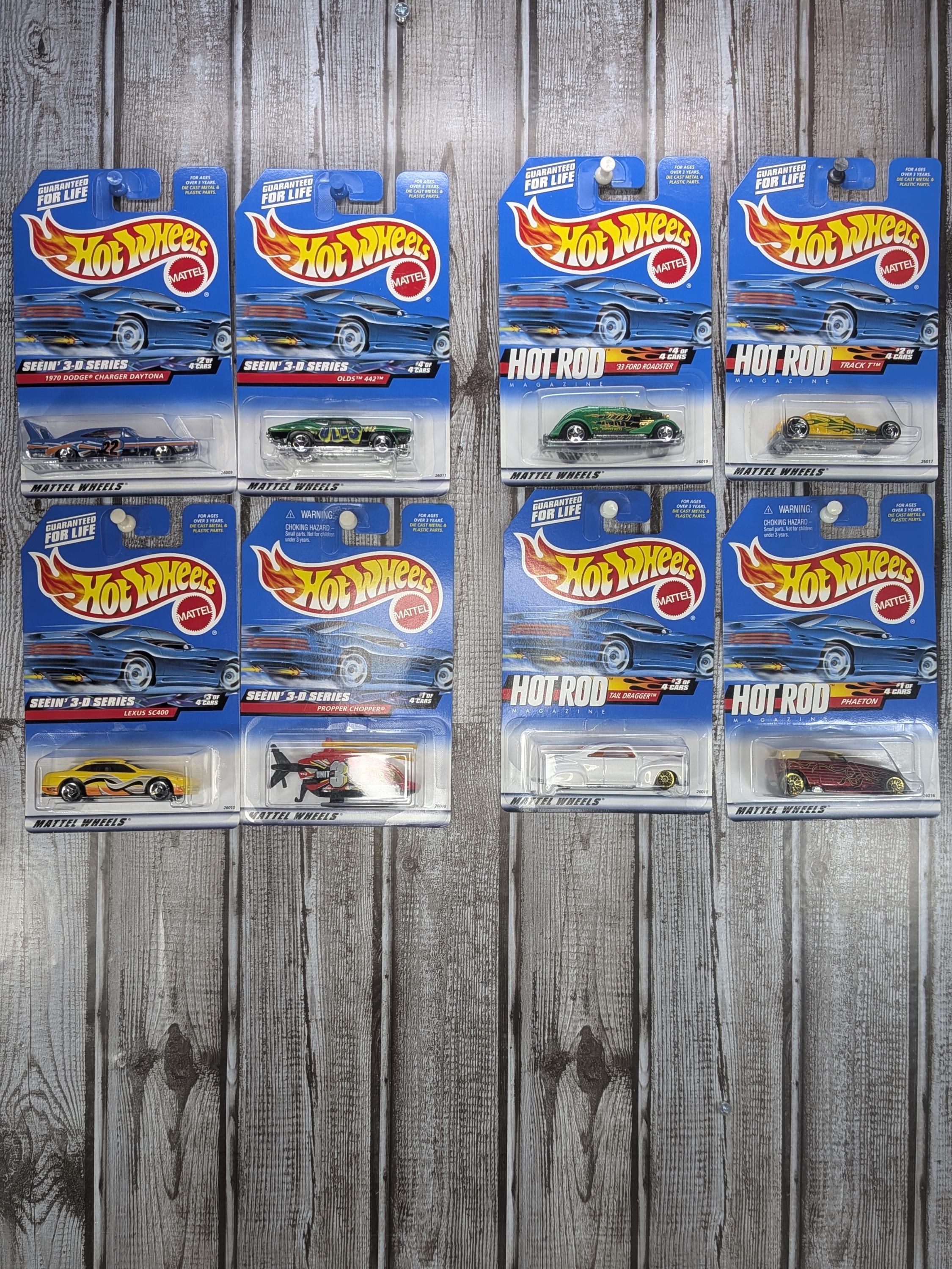 Vintage Hot Wheels Instant Collector Bundle - 14 Complete 4-Car Series Sets, 56 Cars Total, Mint on Card MOC New Old Stock Estate Lot view 3