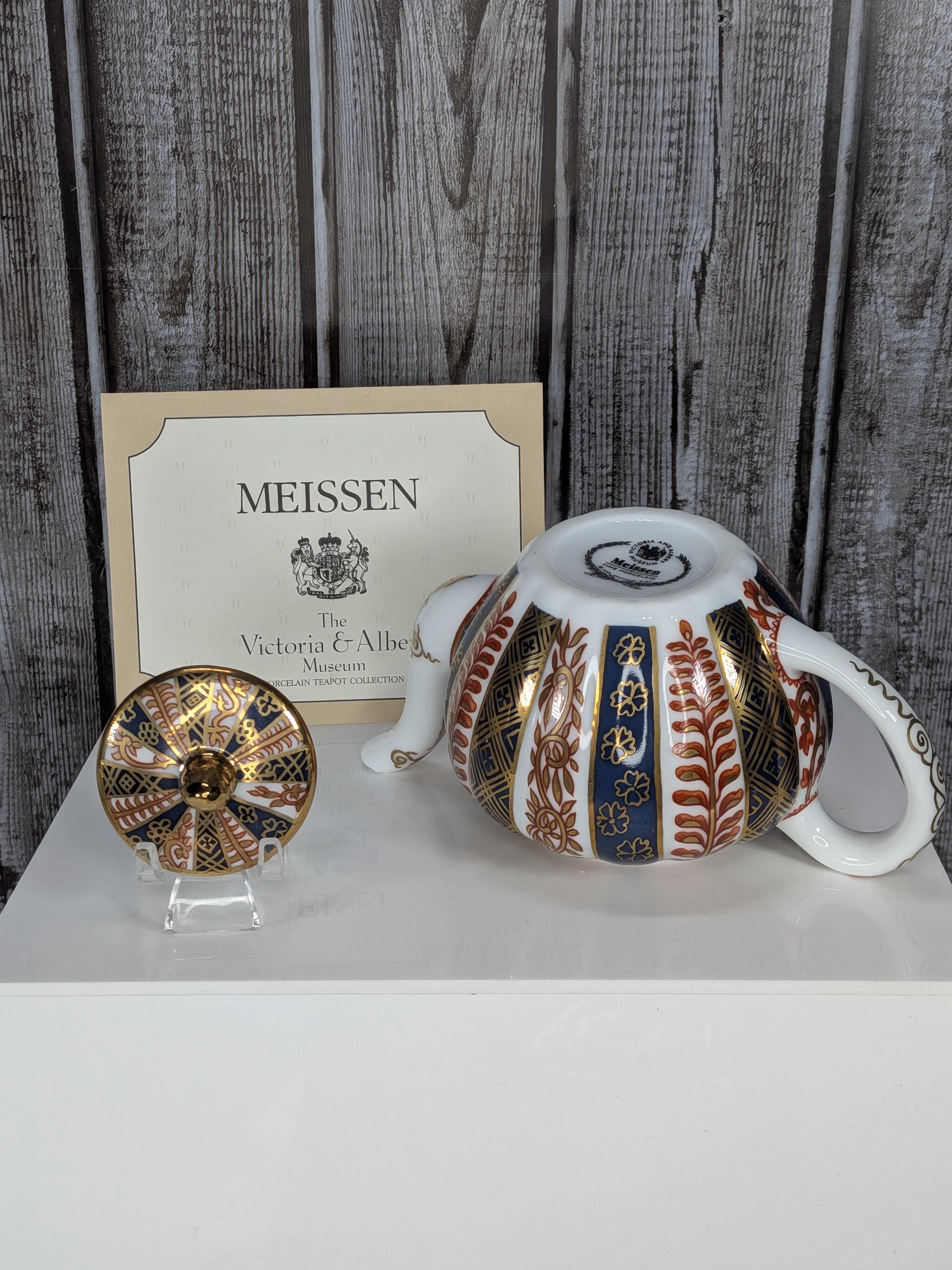 1985 Franklin Mint Victoria & Albert Museum Miniature Teapot Collection - Set of 7 with COAs and Original Packaging - Gifting Teapots view 6