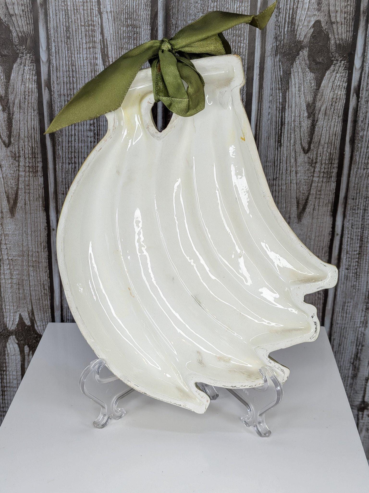 Vintage Ceramic Fruit and Vegetable Wall Pockets Set of 6 Like New view 9