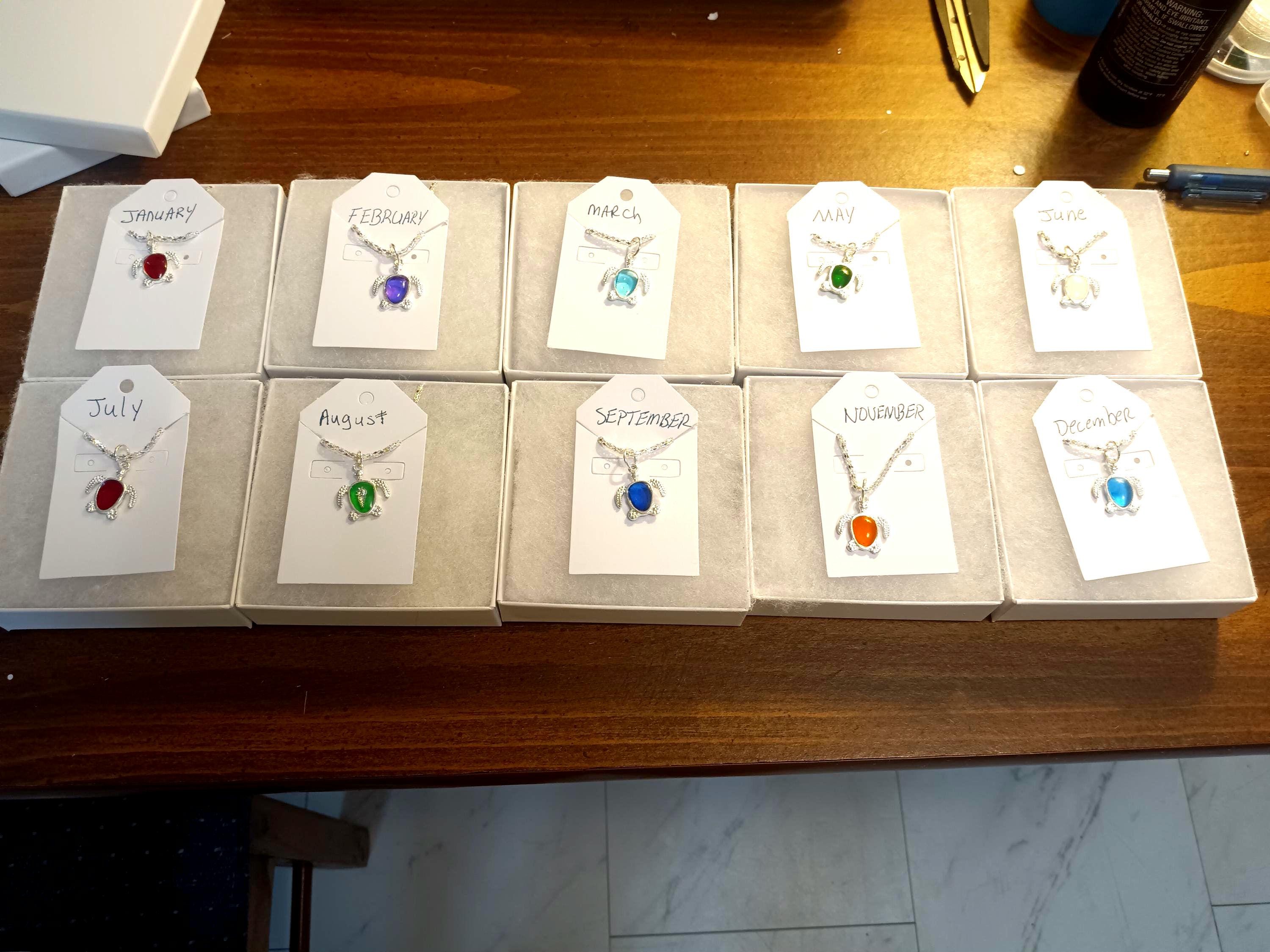 Personalized Birthstone Necklace, view 4