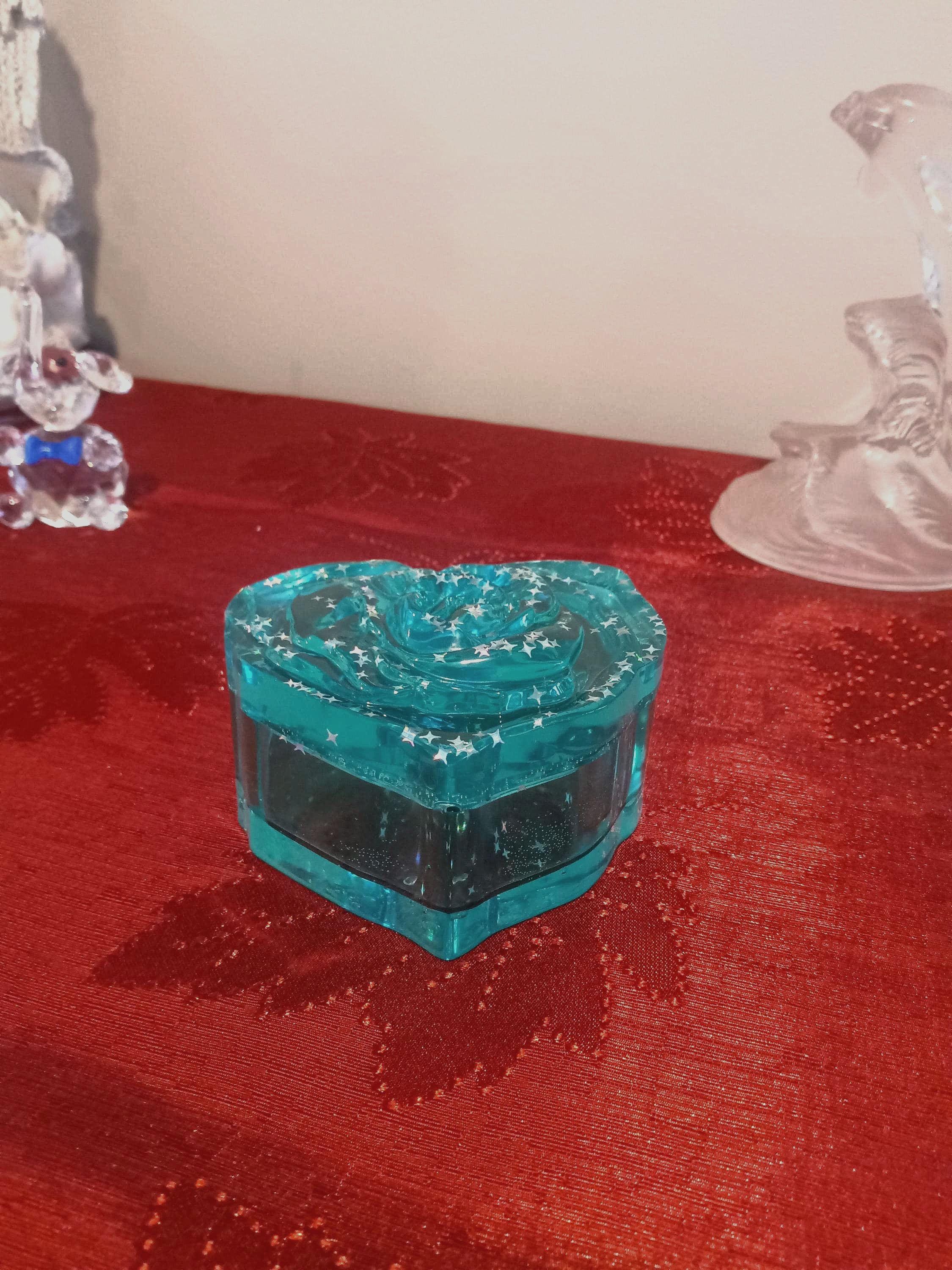 Handmade Resin Jewelry Jar – Decorative Storage Container with Lid, view 3