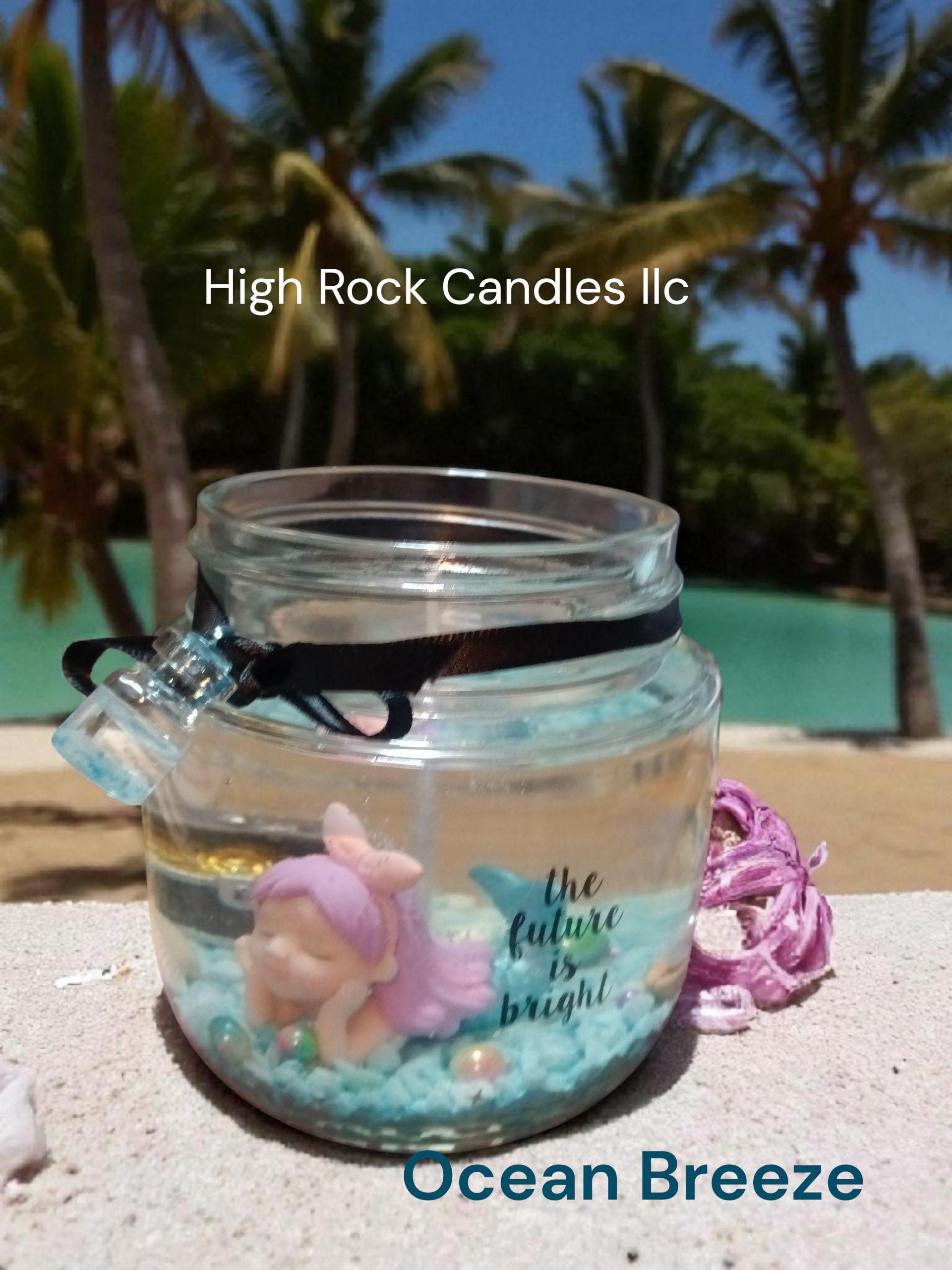 Ocean inspired Mermaid Candles