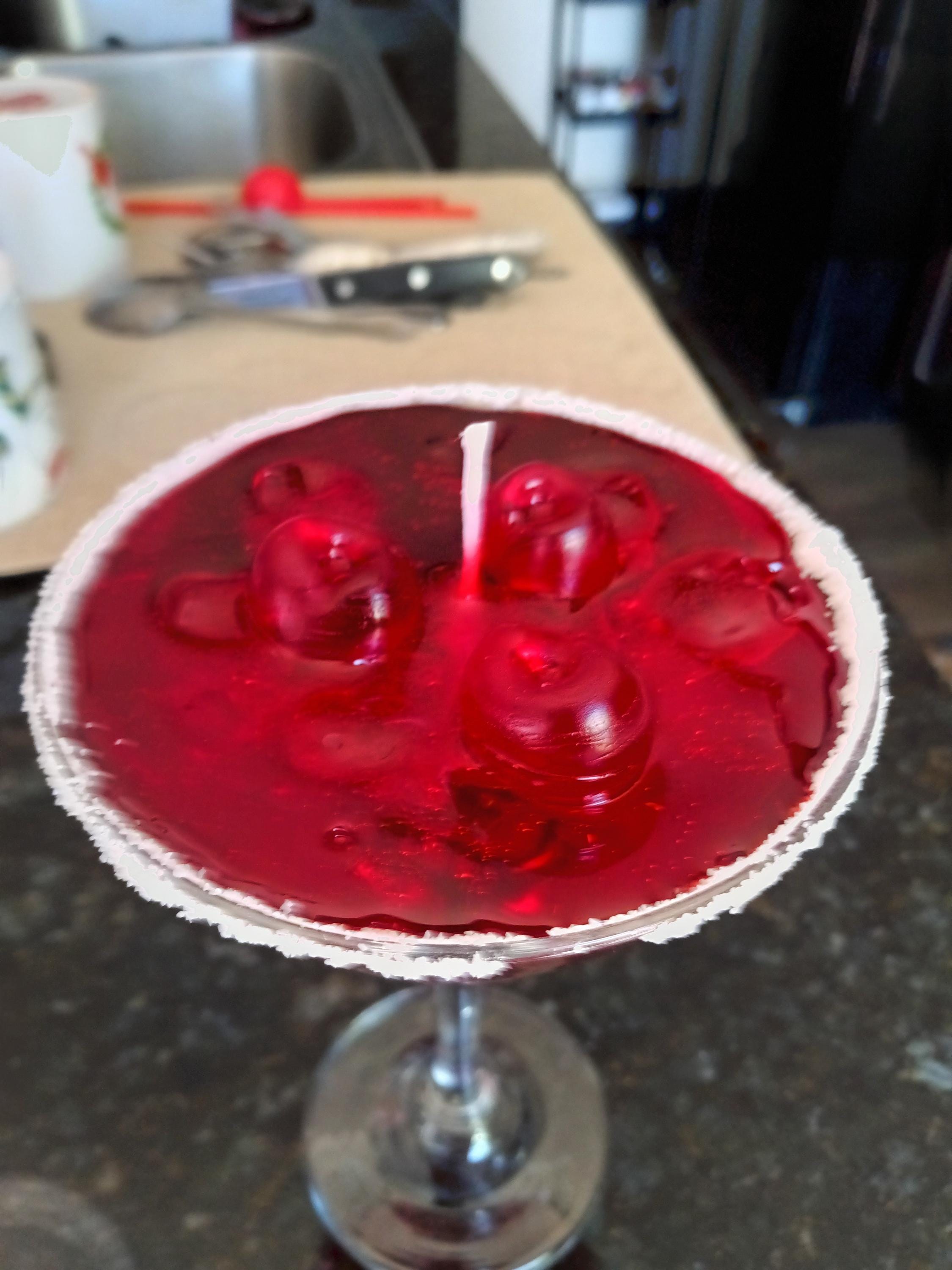 Cherry Margarita scented candle, view 2
