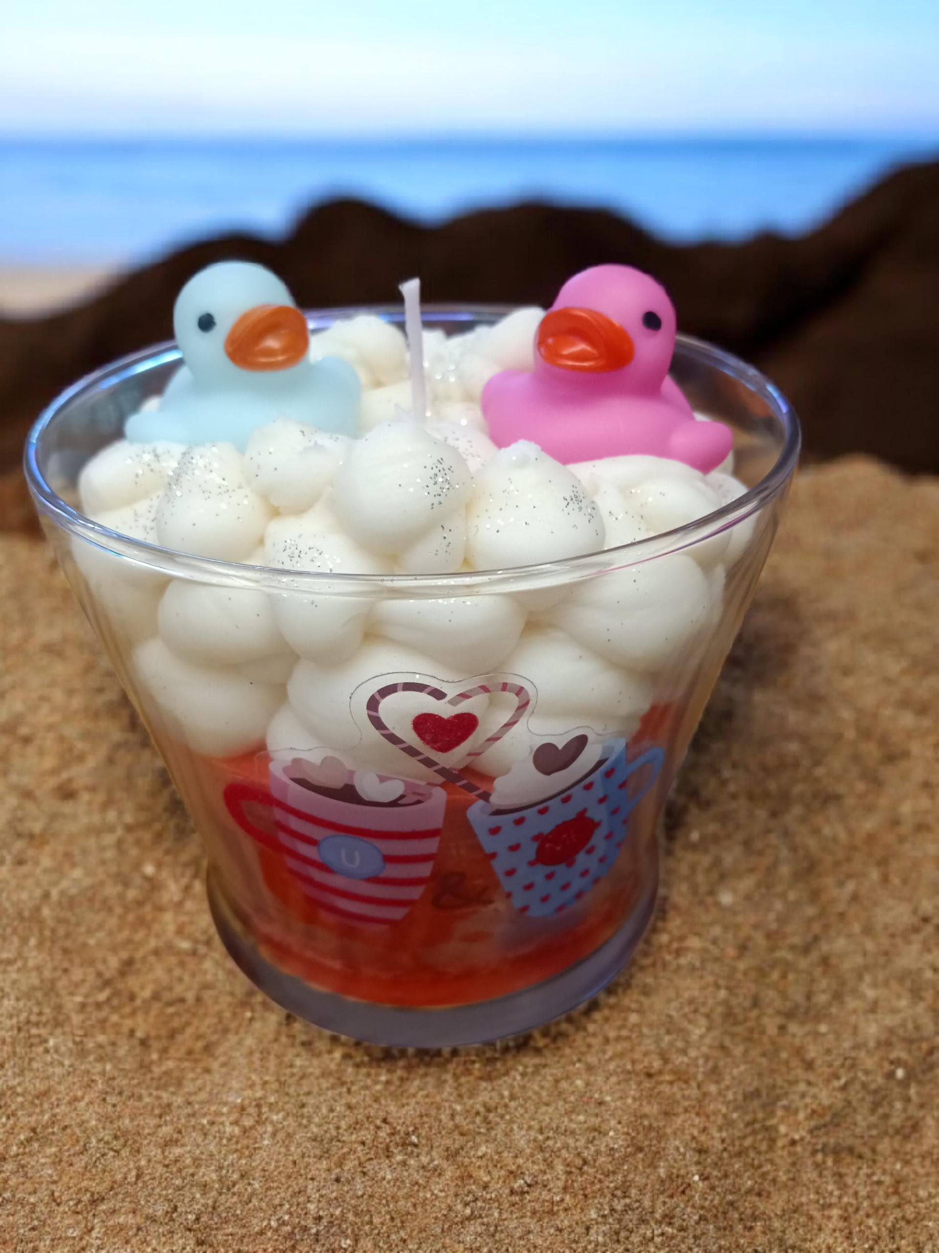 Just Ducky in Love (Ducks can be removed before burning)