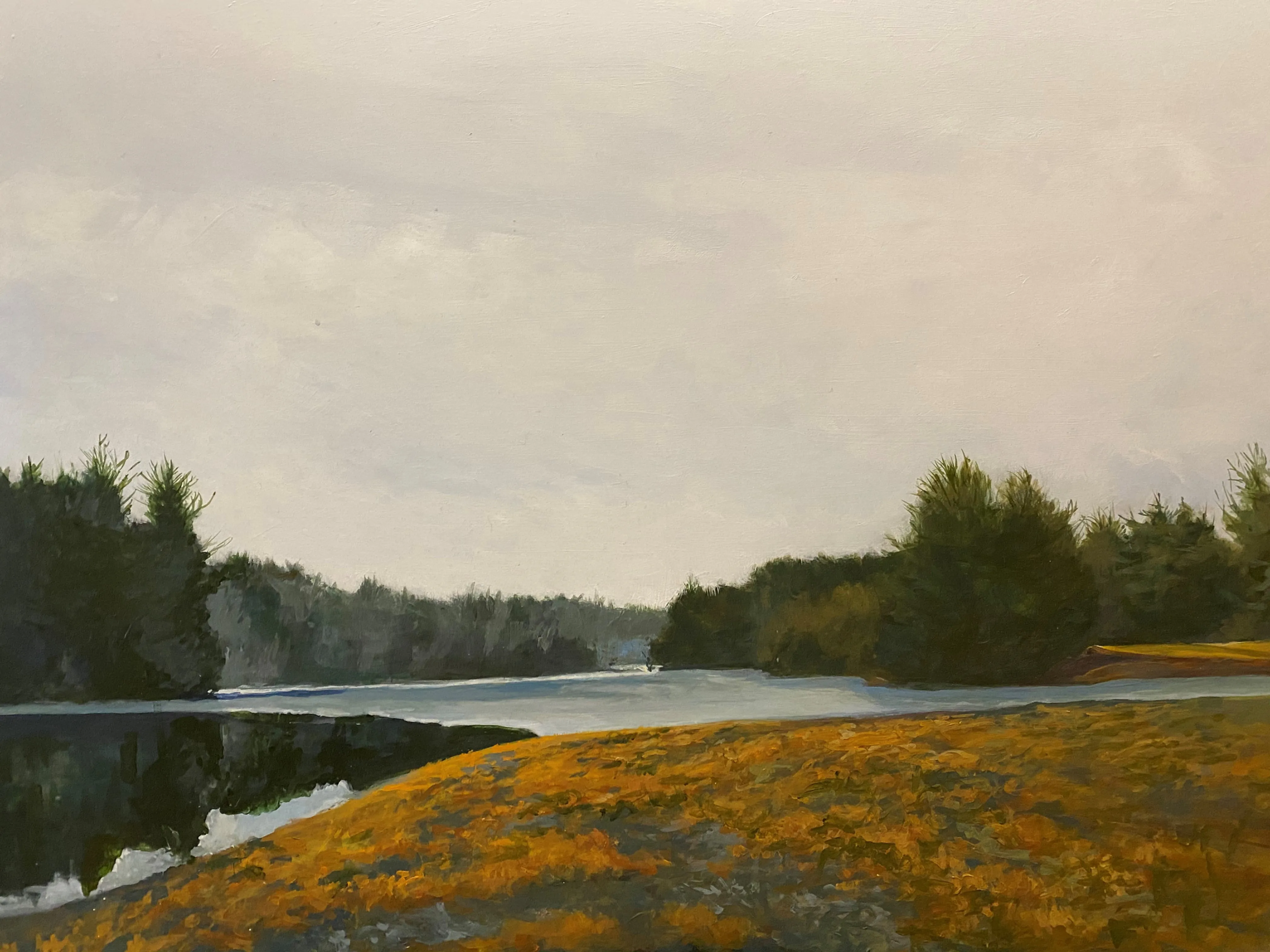 Lake in Winter by Douglas H. Caves Sr.