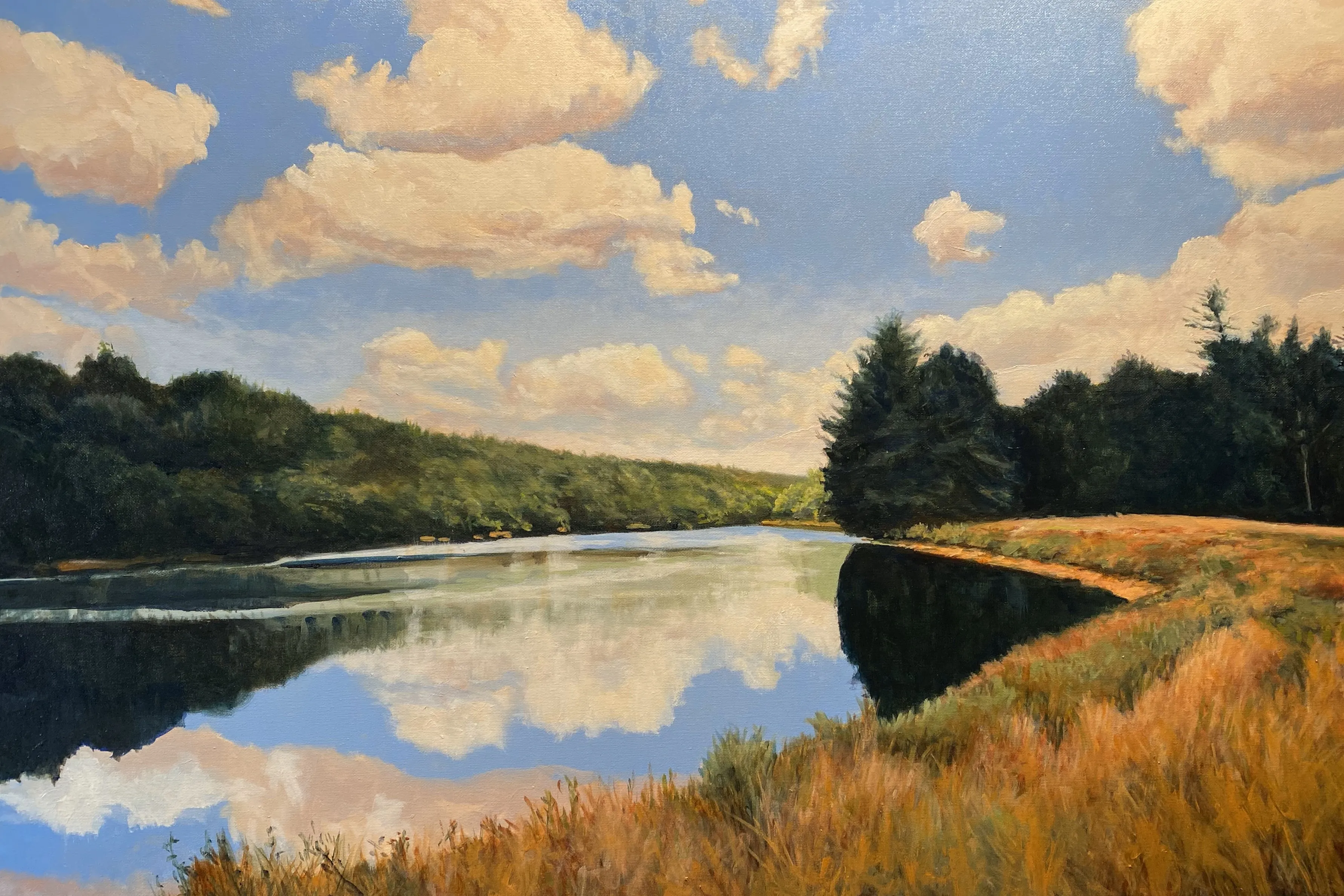 Lovell Reservoir with Glorious Sky by Douglas H. Caves Sr.