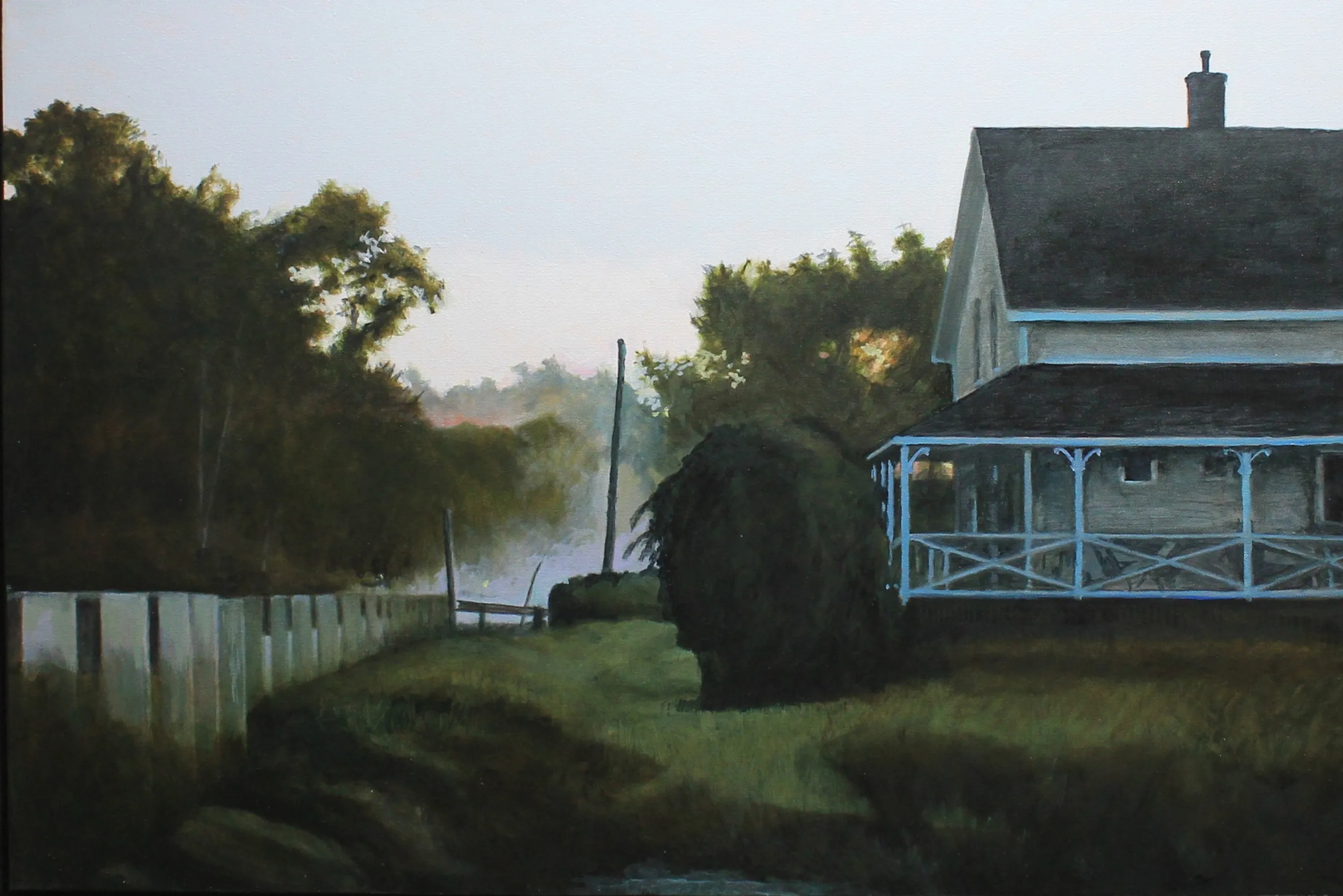 Morning Mist on Rt. 9, Kennebunk by Douglas H. Caves Sr.