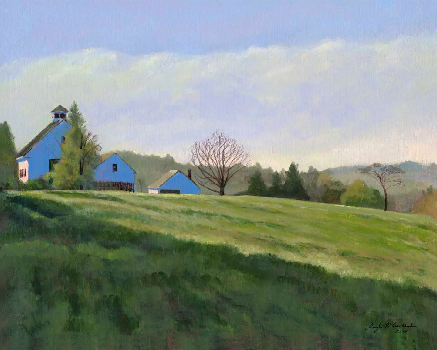 Two Barns in Groton by Douglas H. Caves Sr.