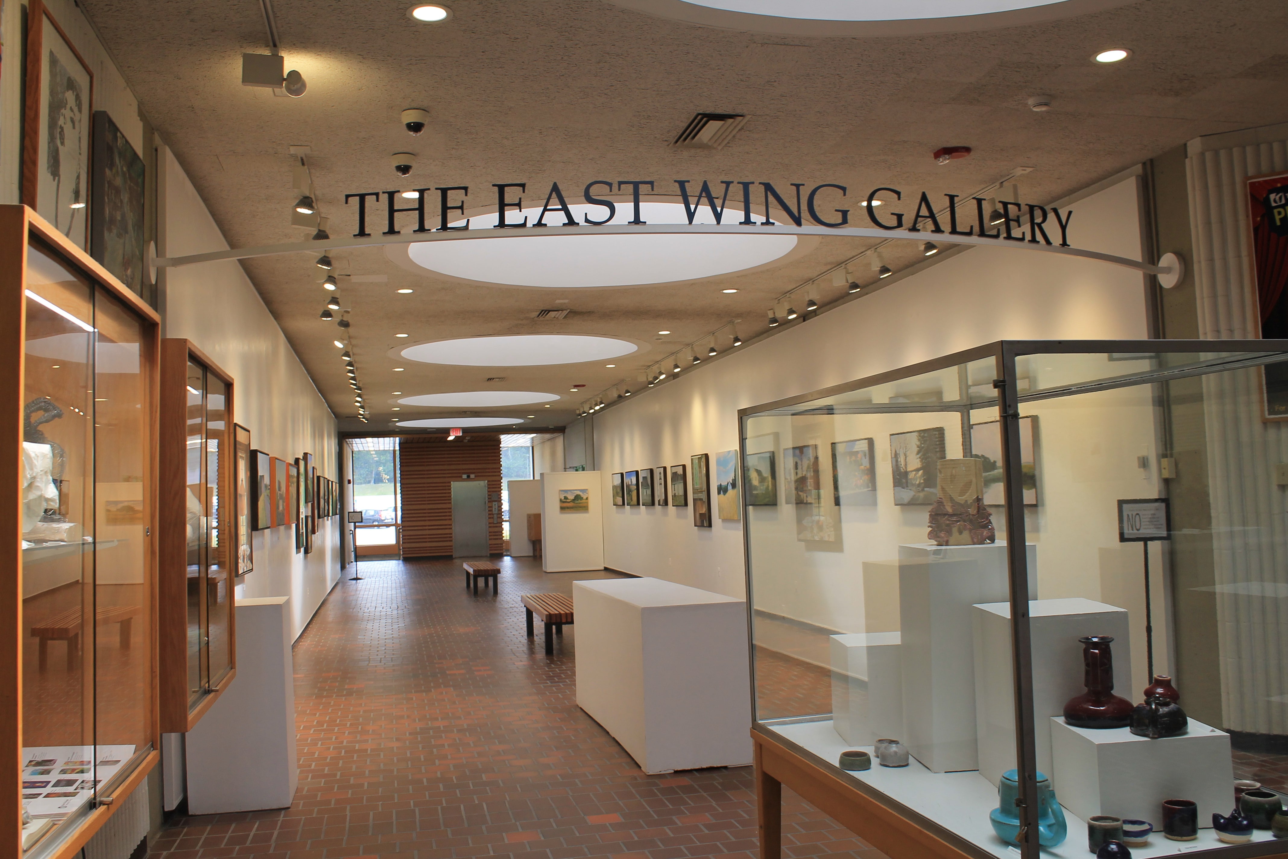 East Wing Gallery entrance at Mount Wachusett Community College