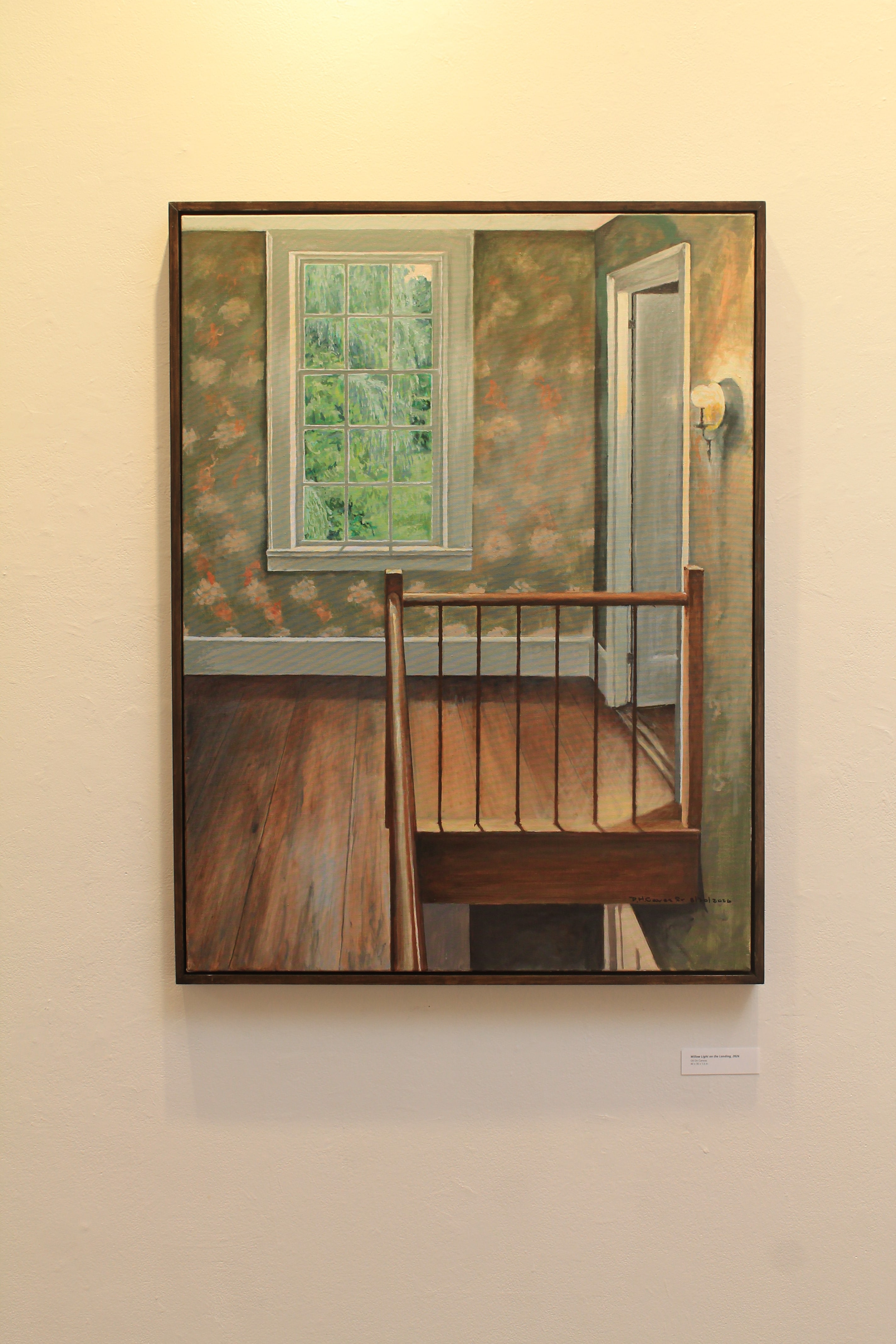 Lighthouse and coastal paintings in the Circumstantial Light exhibition